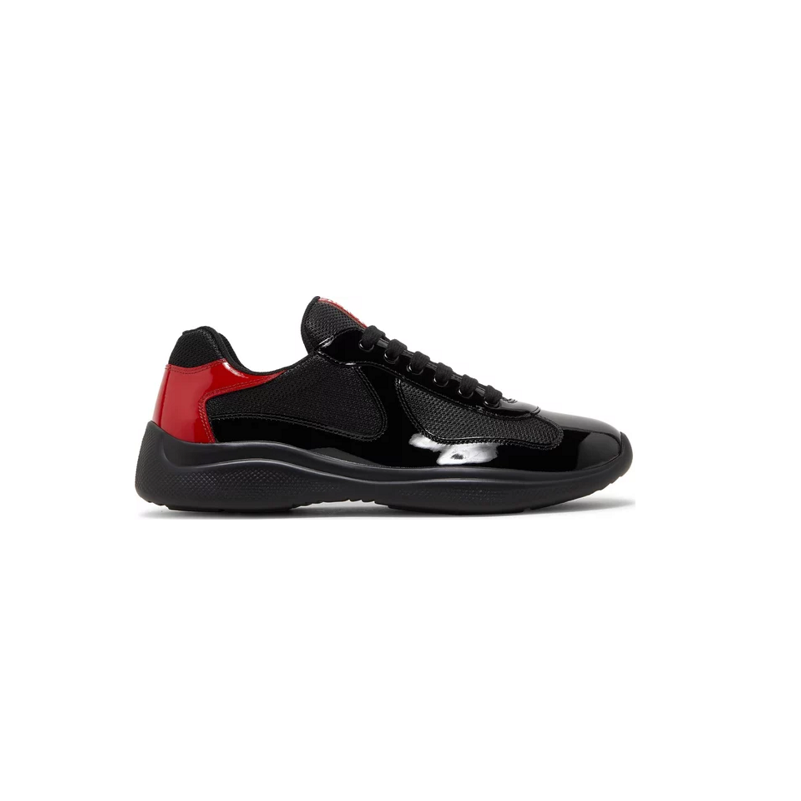 Prada America’s Cup Sneaker Black Red - HIGH QUALITY 1:1