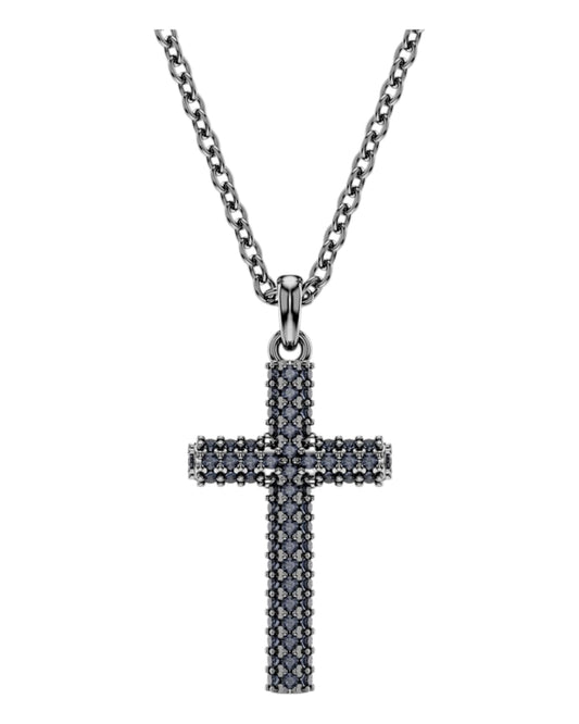 Swarovski Anhänger mit dunklem Kreuz