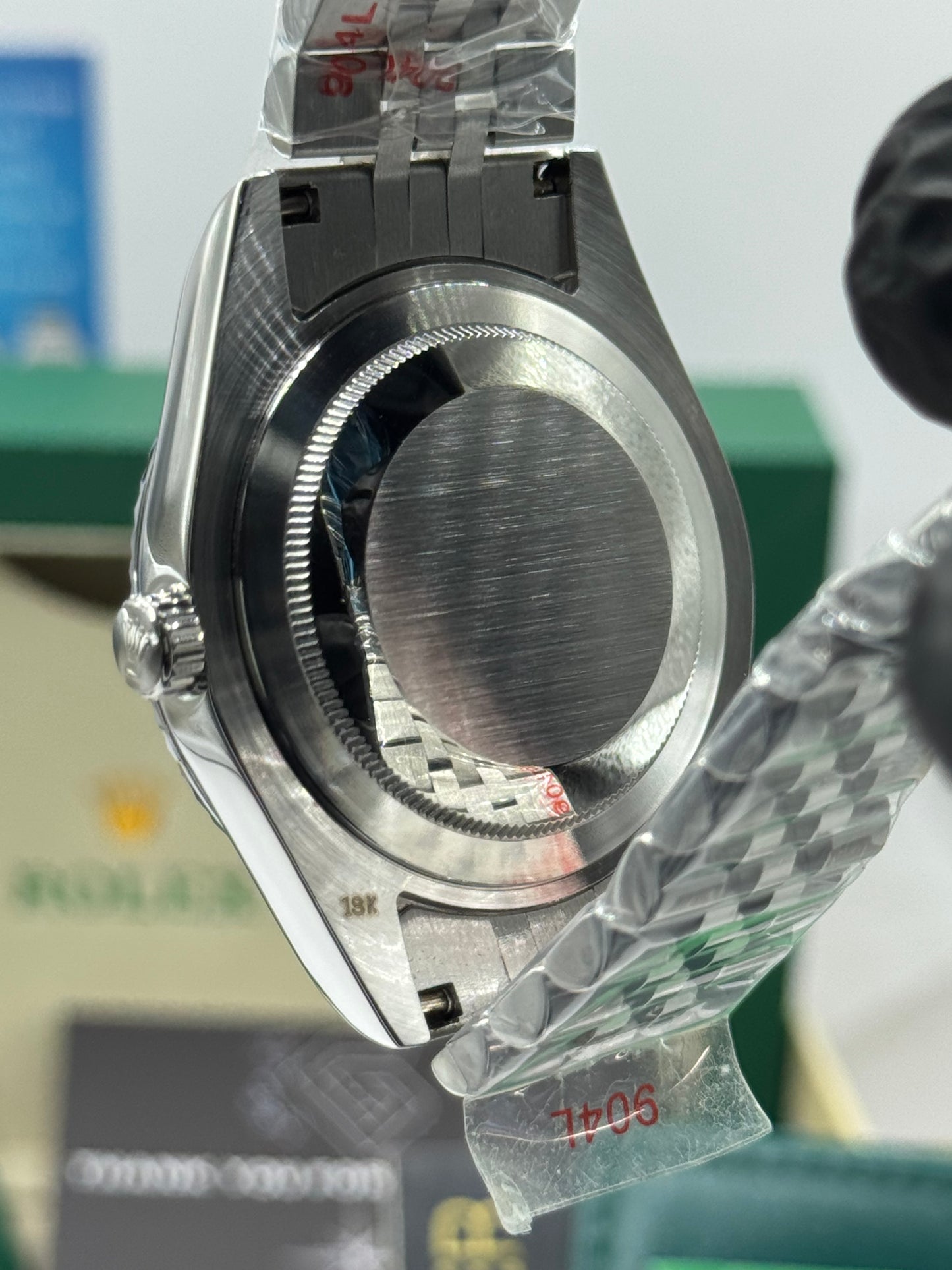 ROLEX DATE-JUST SILVER/HELLGRAU DIAL - JUBILEE- 40MM U1 FACTORY - AUTOMATIK