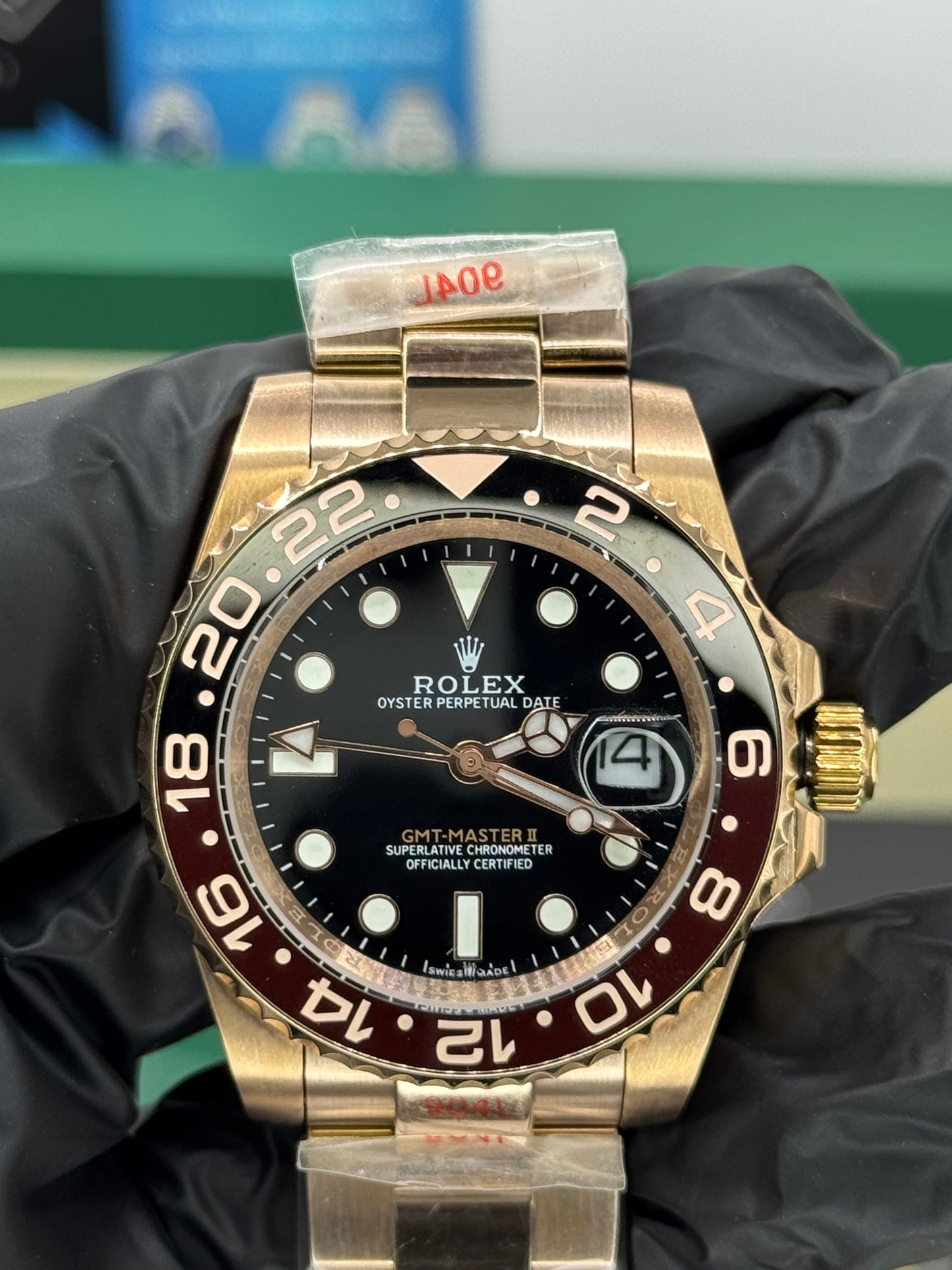ROLEX GMT-MASTER II Rosegold - 40MM U1 FACTORY - AUTOMATIK