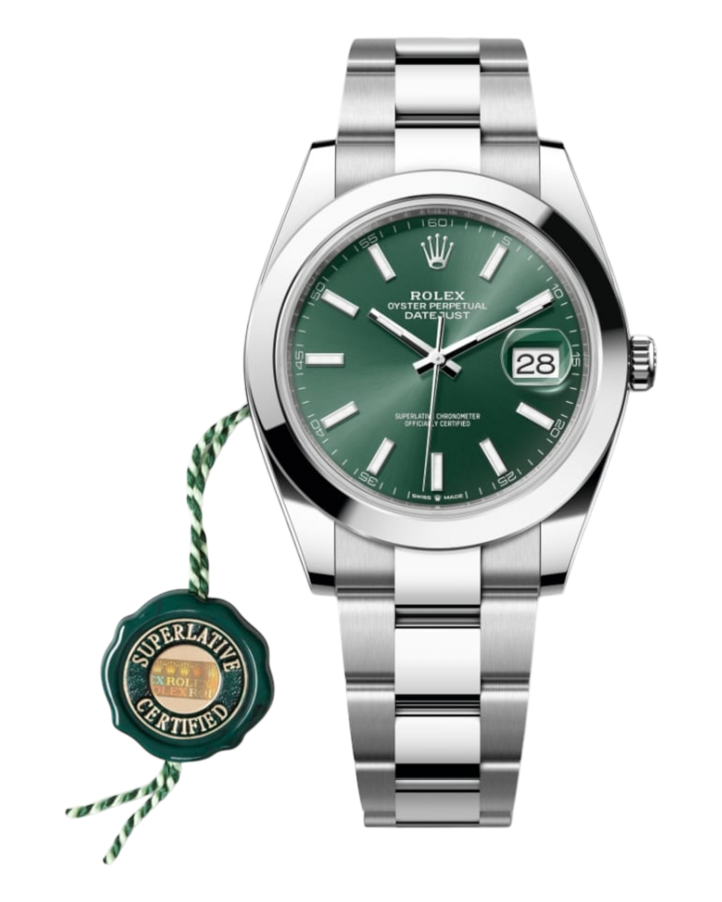 Rolex Datejust 41mm Green Dial Oyster - U1 FACTORY - AUTOMATIK