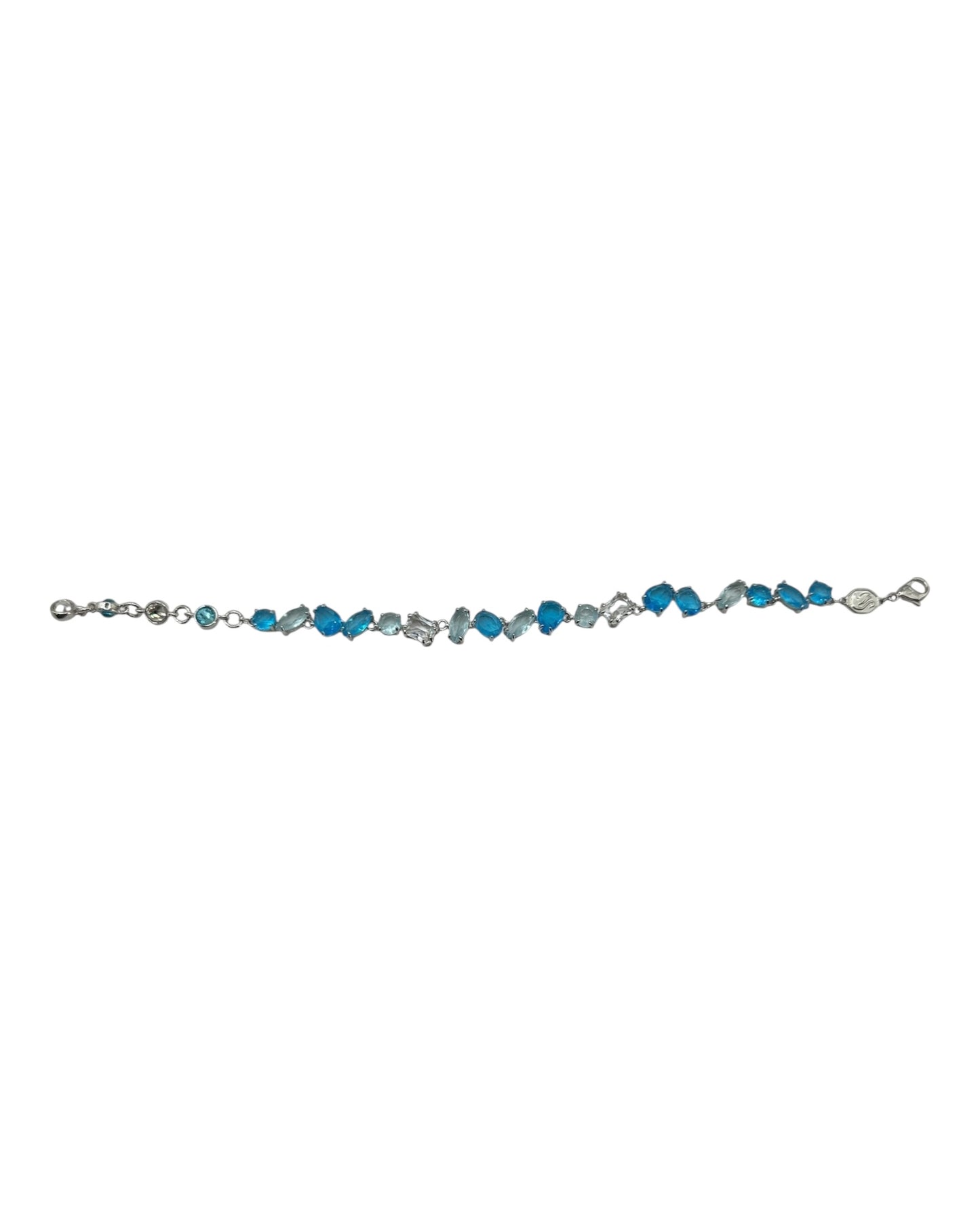 Swarovski Armband in Blau und Aquatönen