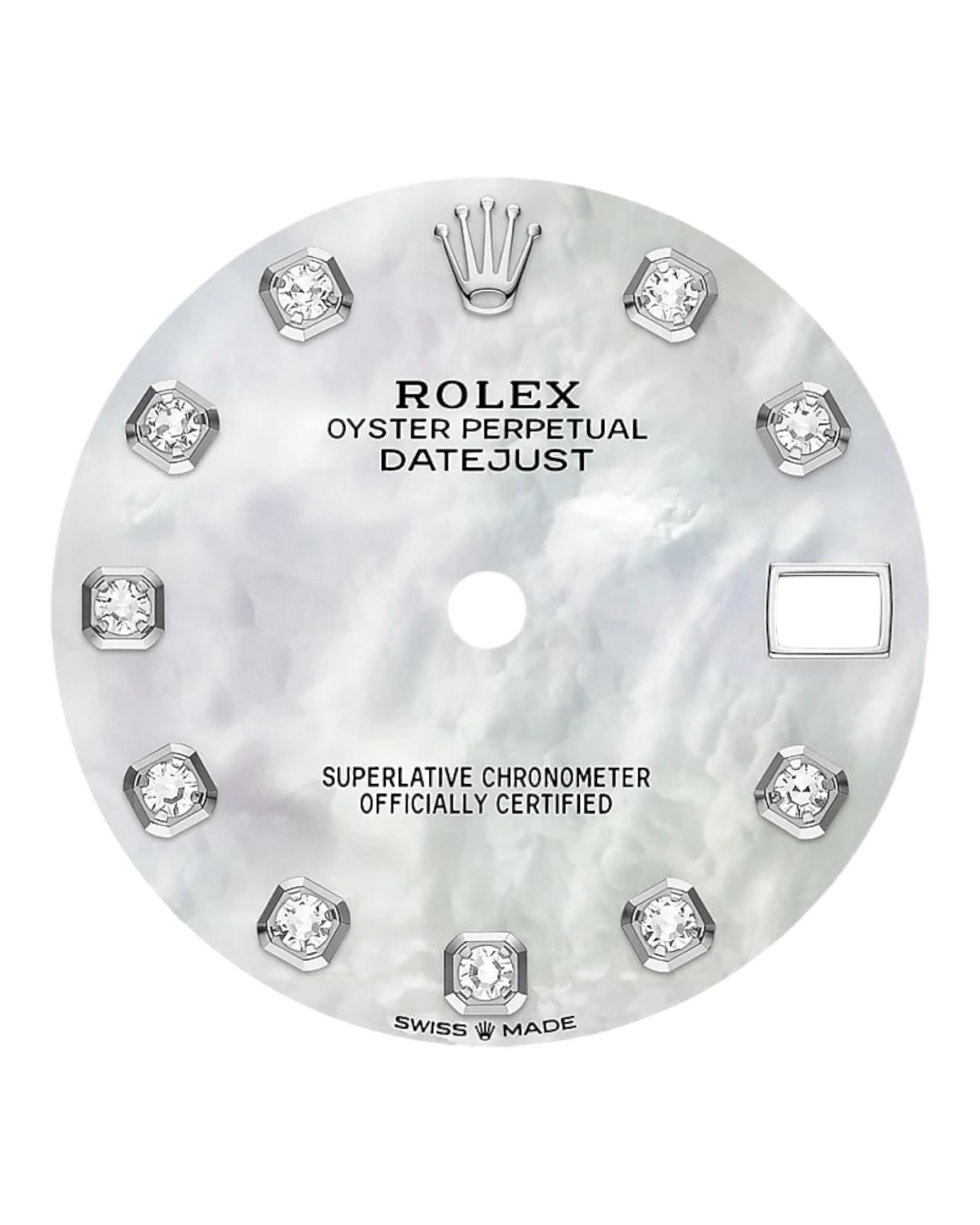 Rolex Datejust Perlmutt Dial with Diamonds, Diamond Bezel, 31mm Jubilee - U1 FACTORY - AUTOMATIK