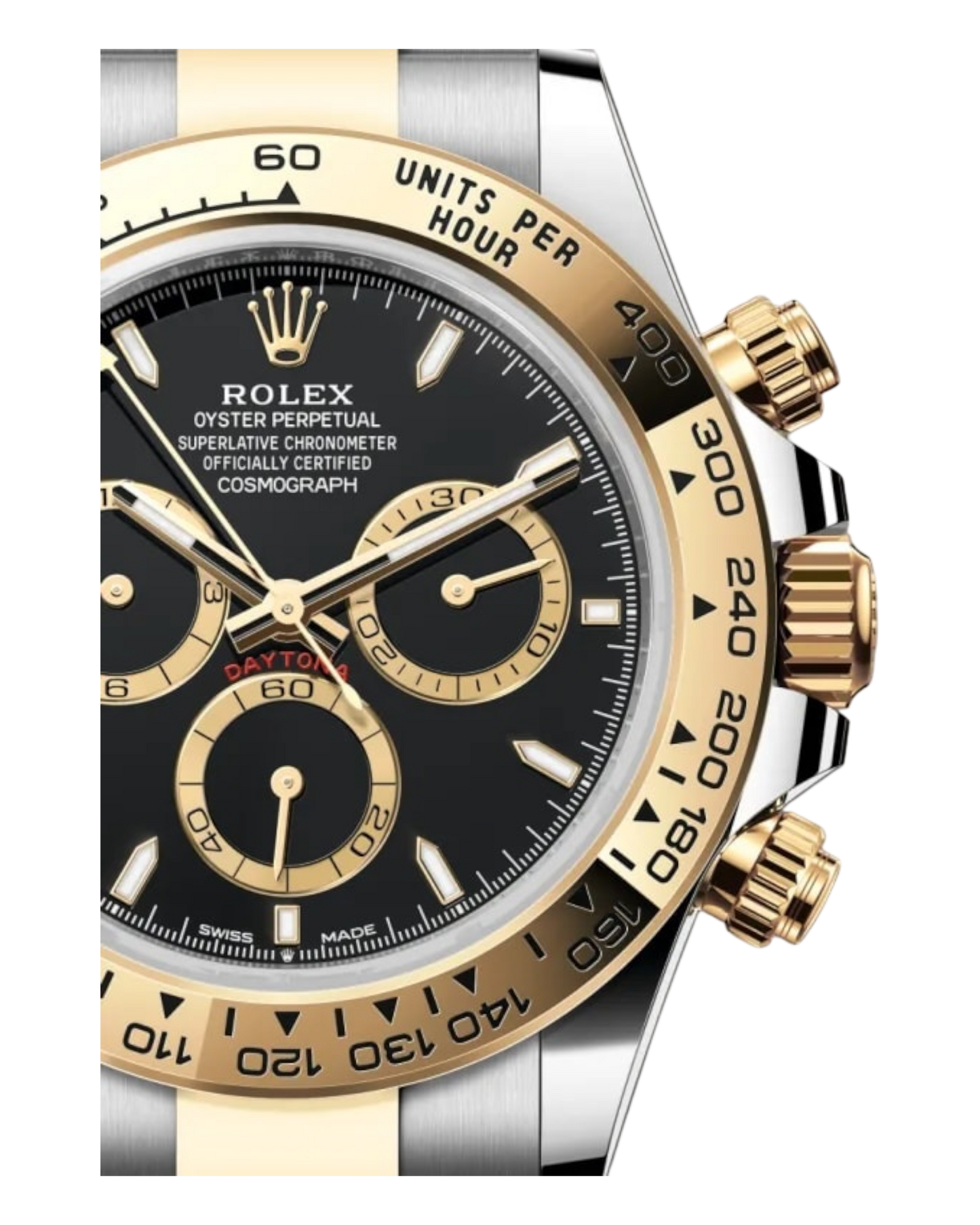 Rolex Cosmograph Daytona 40mm Bicolor – Oystersteel with Black Dial