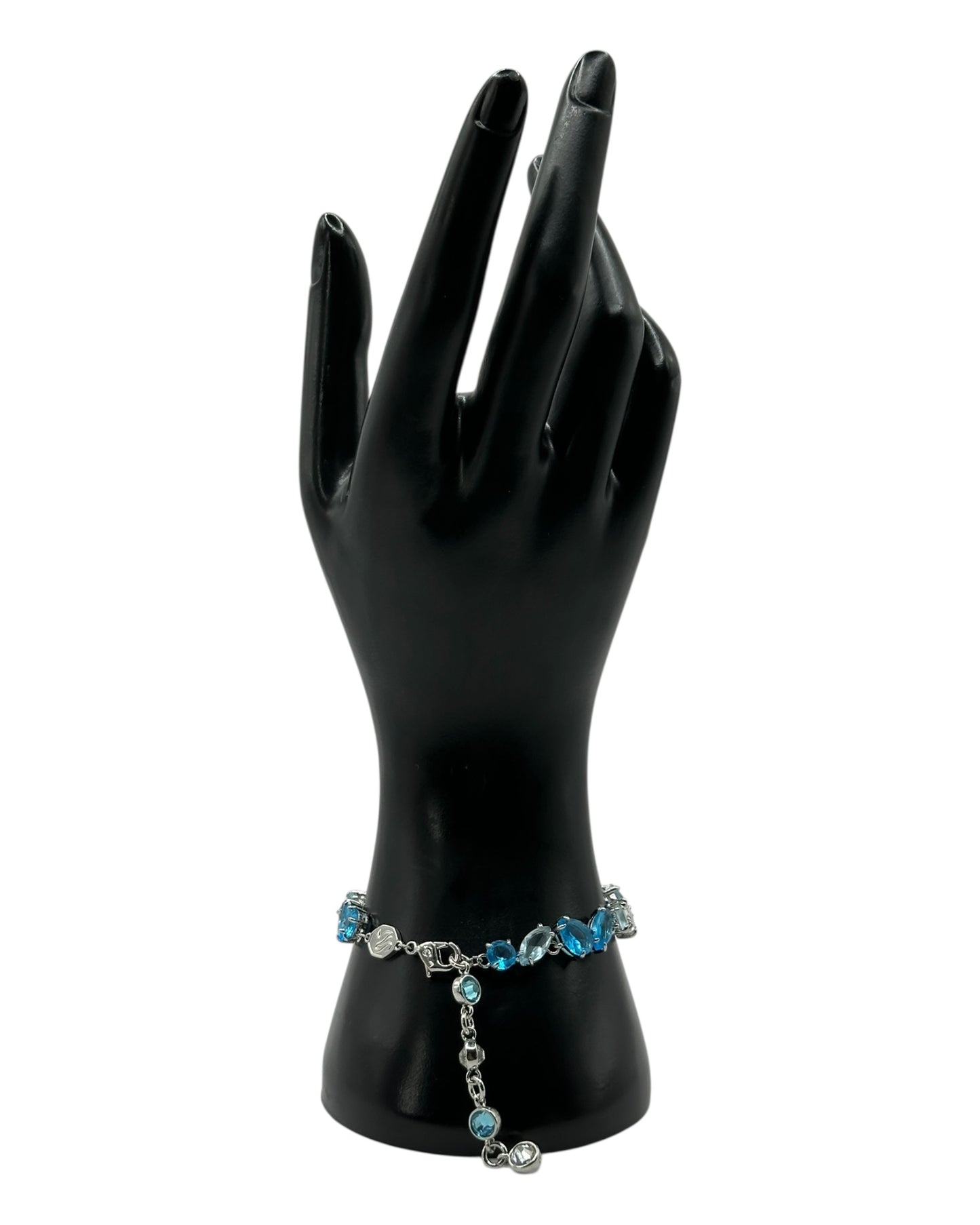 Swarovski Armband in Blau und Aquatönen