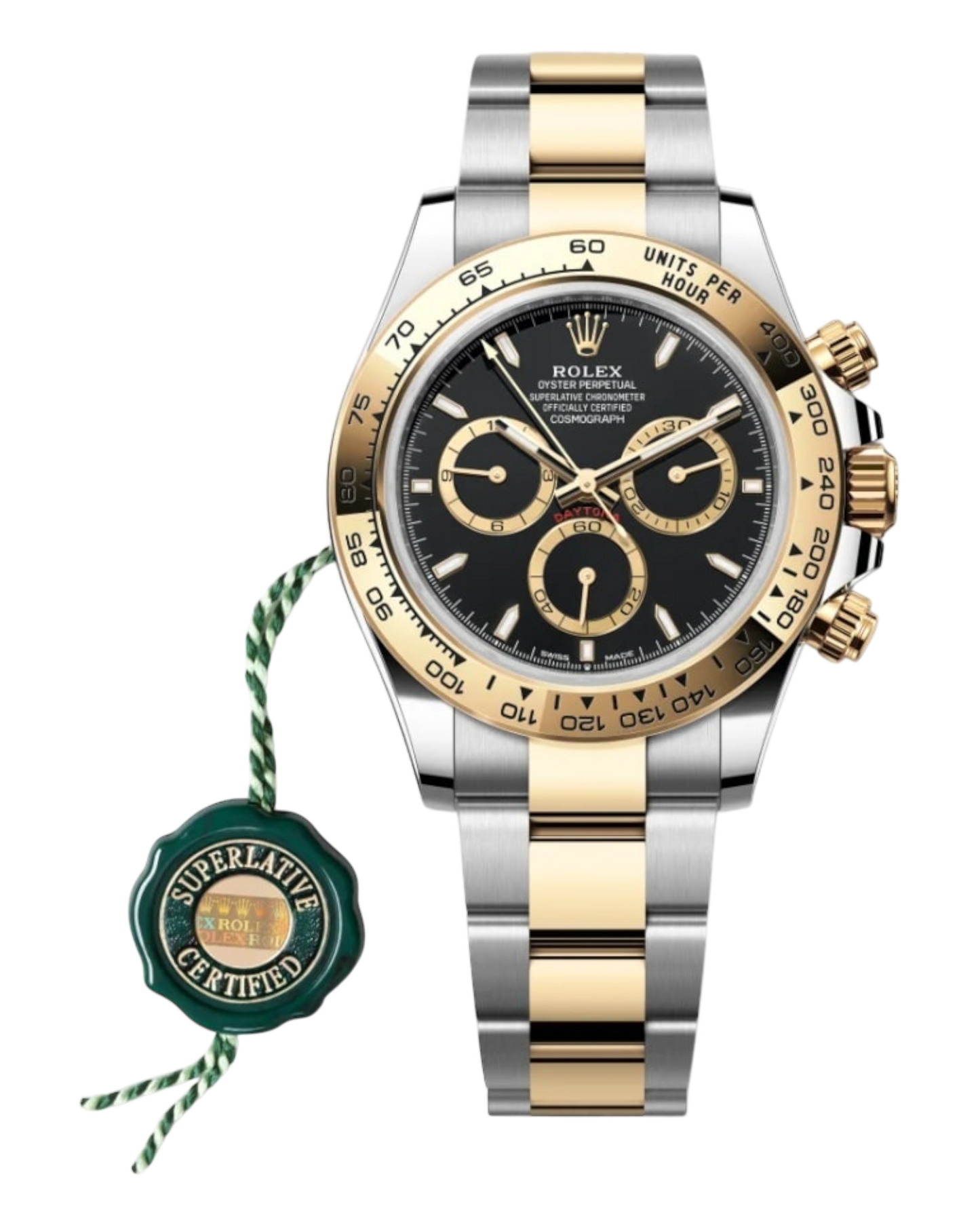 Rolex Cosmograph Daytona 40mm Bicolor – Oystersteel with Black Dial
