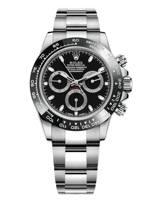 Rolex Cosmograph Daytona 40mm – Oystersteel with Black Dial - U1 Factory - Automatik