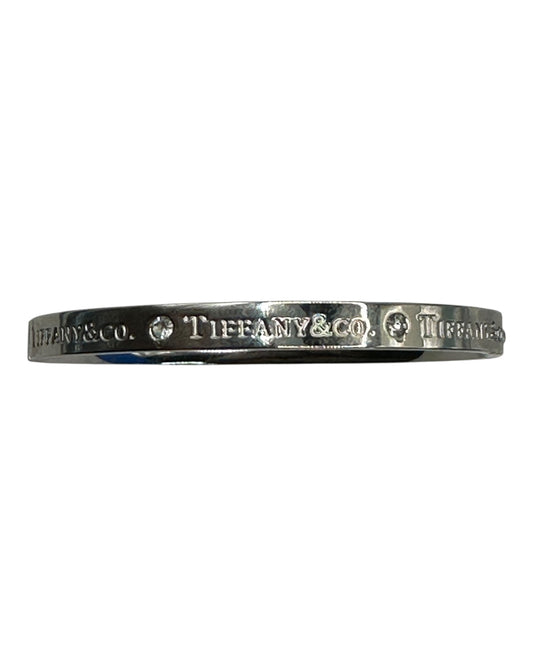 Tiffany & Co. Klassisches Armband mit Logogravur in Silver