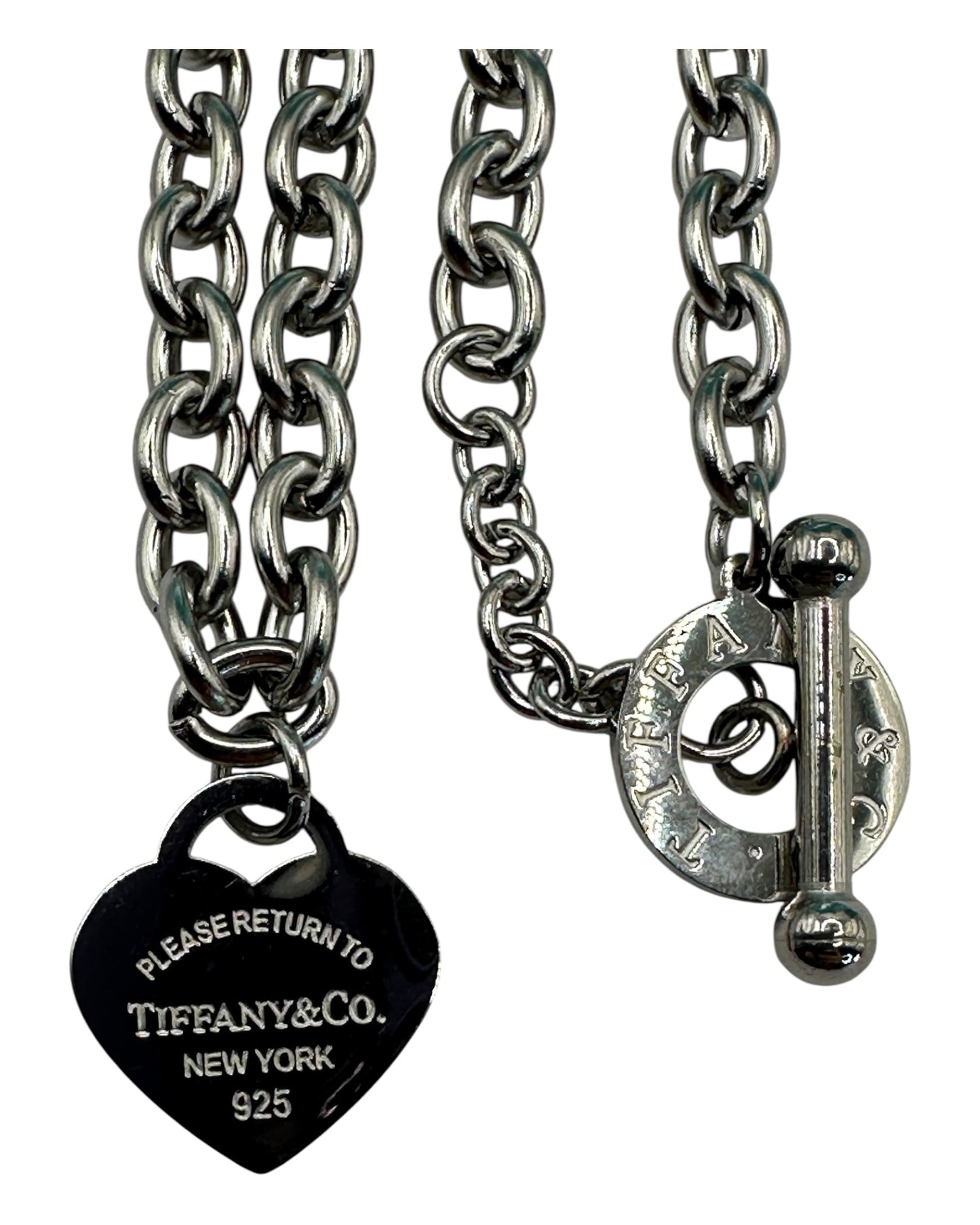 Tiffany & Co. Statement-Halskette mit Herz-Anhänger aus 925 Sterling-Silber