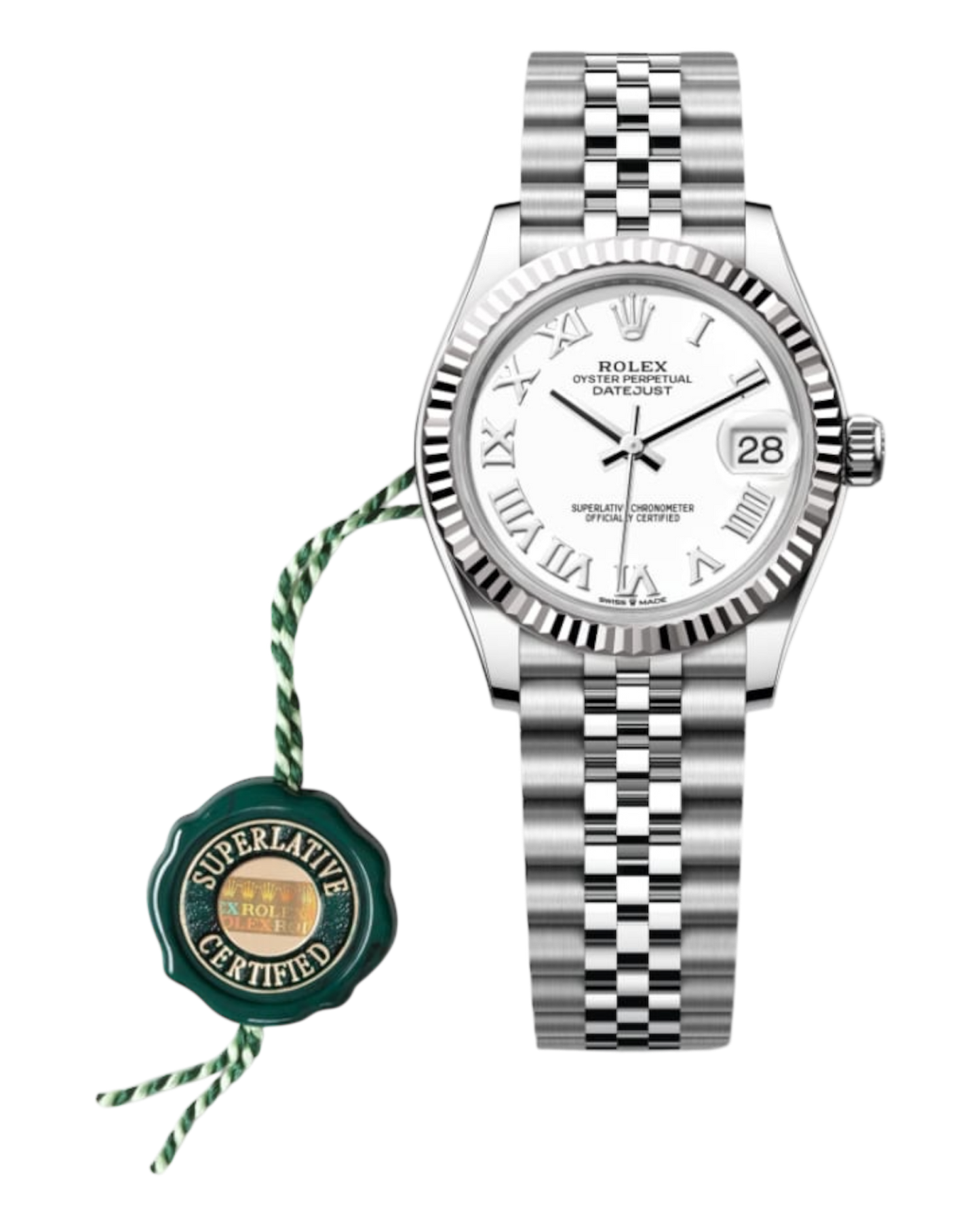 Rolex Datejust 31mm White Dial U1 FACTORY - AUTOMATIK - Jubilee