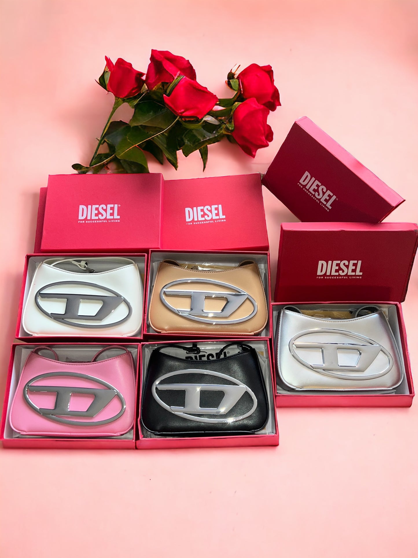 DIESEL - DAMEN TASCHE , KLEINE BAG - 5 FARBEN - FULLSET