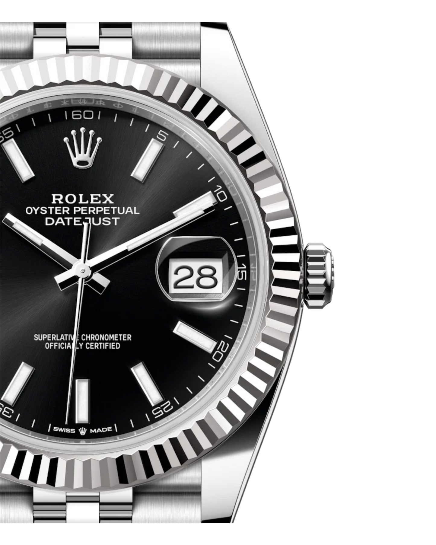 Rolex Datejust 41mm Black Dial Jubilee U1 FACTORY - AUTOMATIK