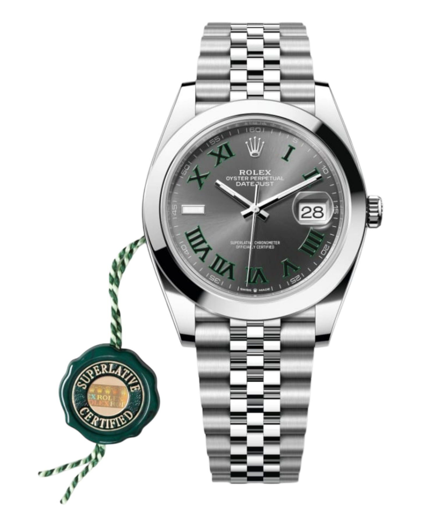 Rolex Datejust 41mm Wimbledon Dial - Jubilee - U1 FACTORY - AUTOMATIK