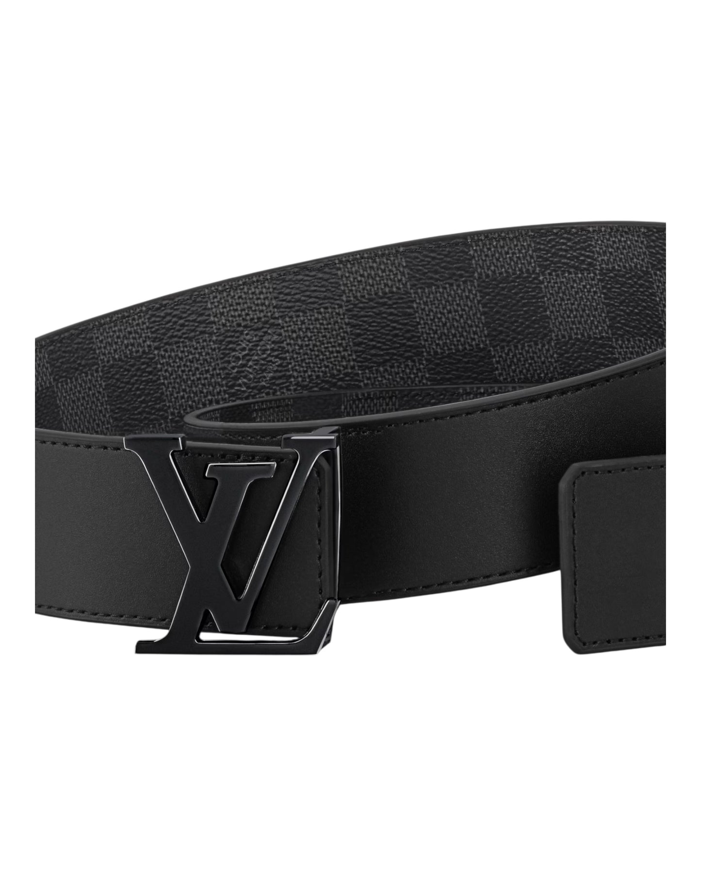LOUIS VUITTON GÜRTEL - LV DAMIER - SCHWARZ - FULLSET - HIGH END QUALITY
