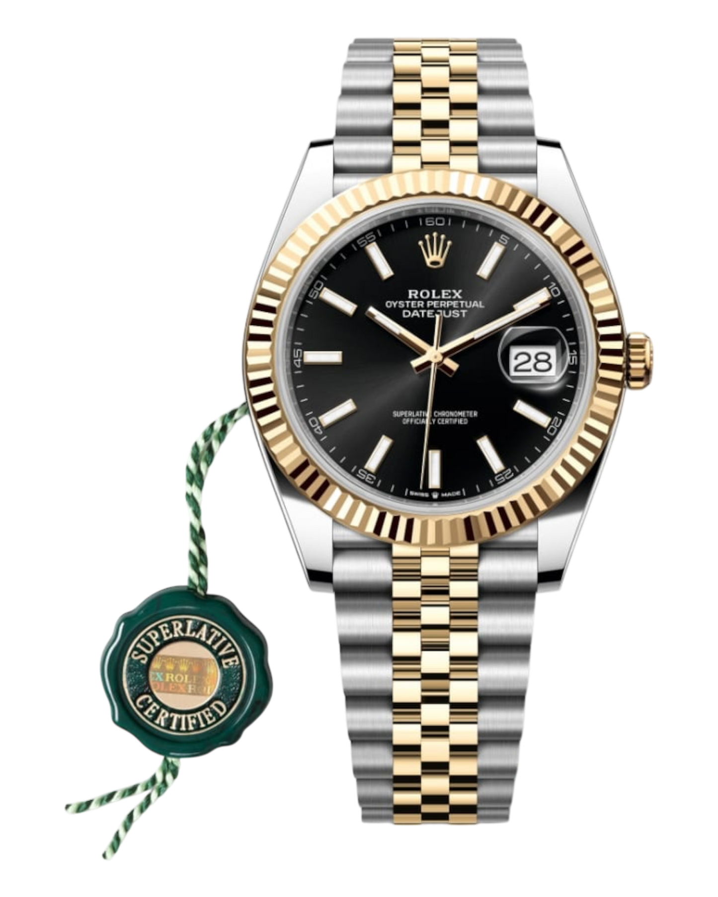 Rolex Datejust 41mm Black Dial Bicolor Jubilee - U1 FACTORY - AUTOMATIK