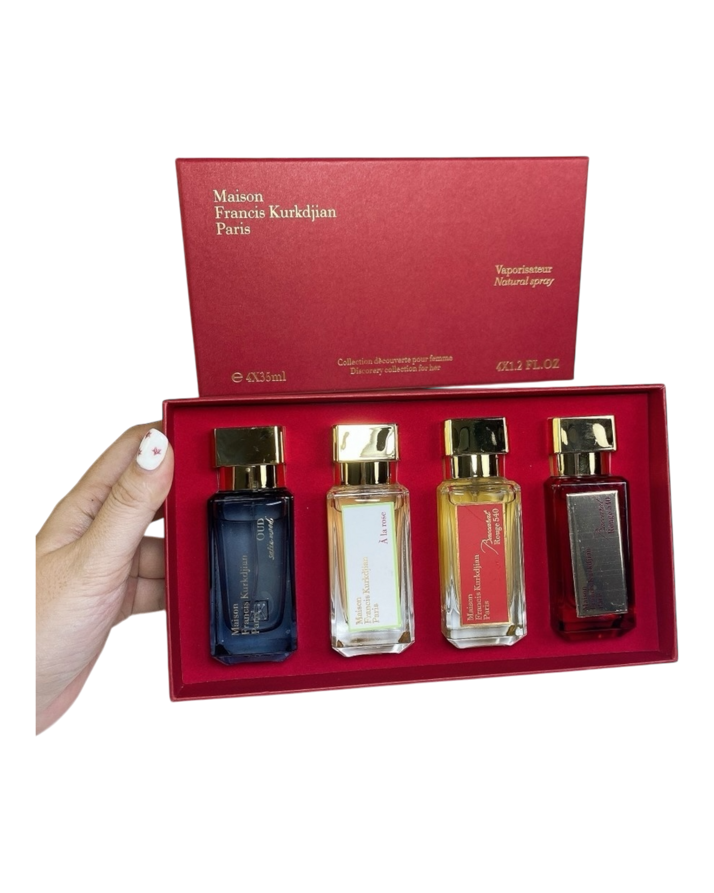Maison Francis Kurkdjian Paris SET 4 x 35ml BACCARAT ROUGE Eau de Parfum - OVP