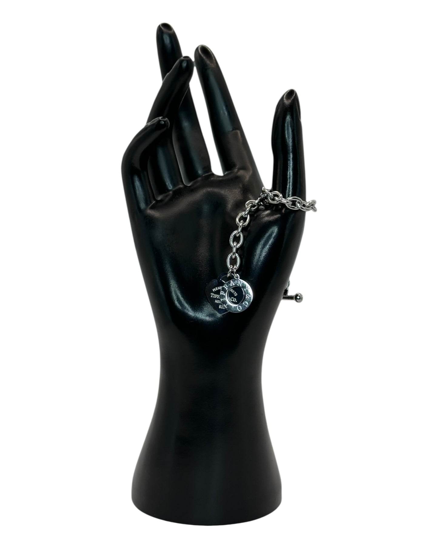 Tiffany & Co. Herz-Armband mit Knebelverschluss aus 925 Sterling-Silber