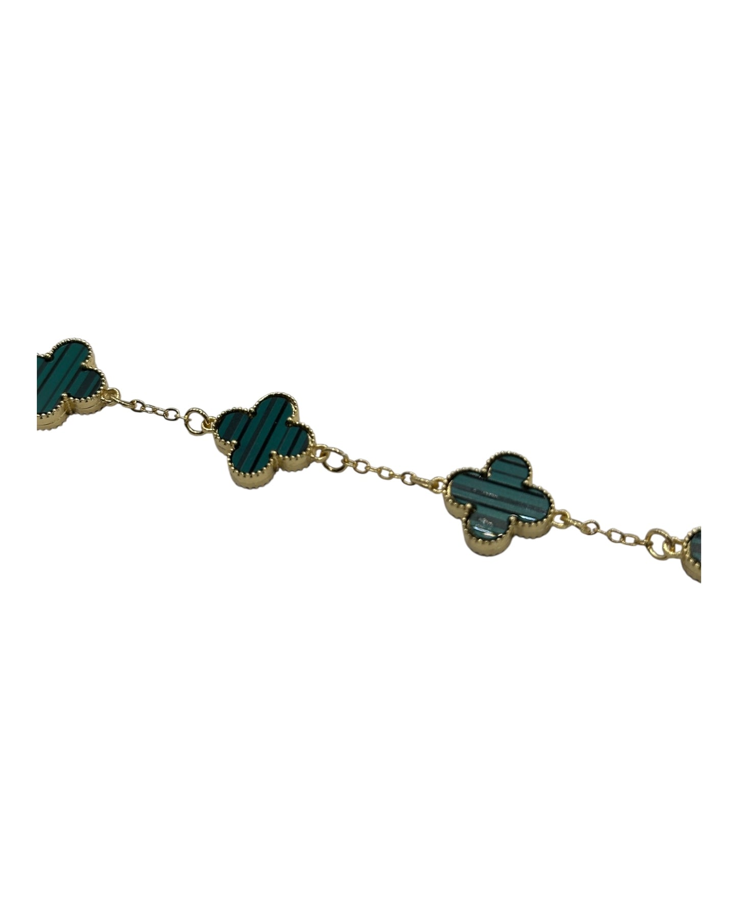 Van Cleef & Arpels Alhambra Armband mit Kleeblättern Grün