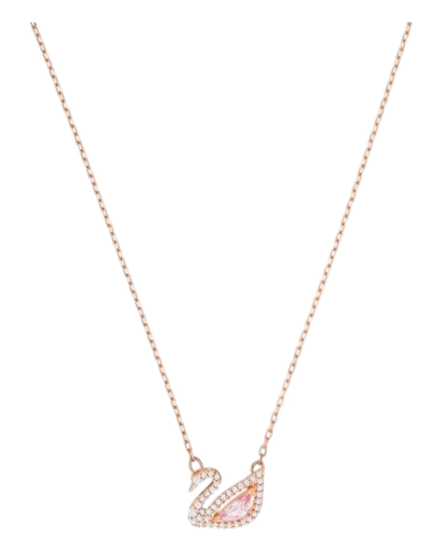 Swarovski Iconic Swan Halskette Rosé