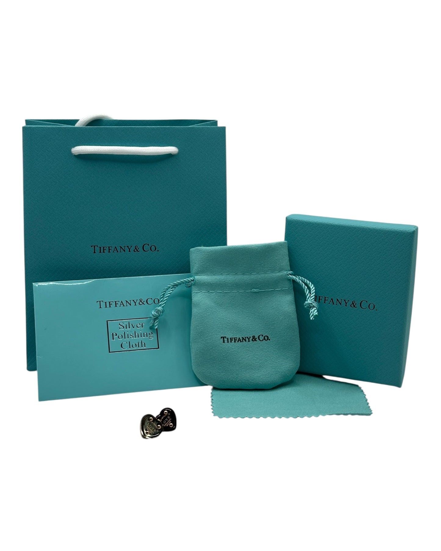 Tiffany & Co. Herzförmige Ohrringe in Silber