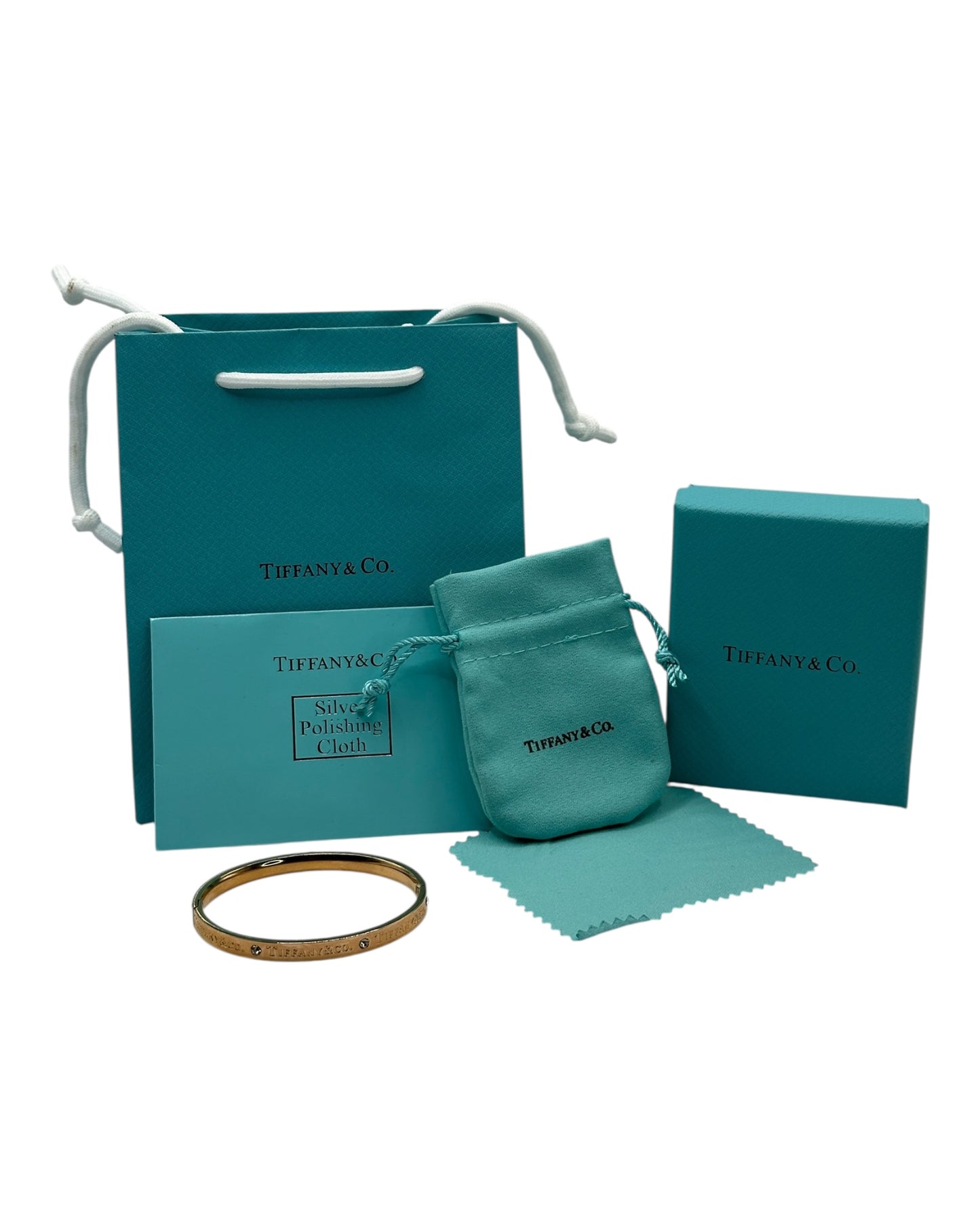 Tiffany & Co. Klassisches Armband mit Logogravur in Roségold