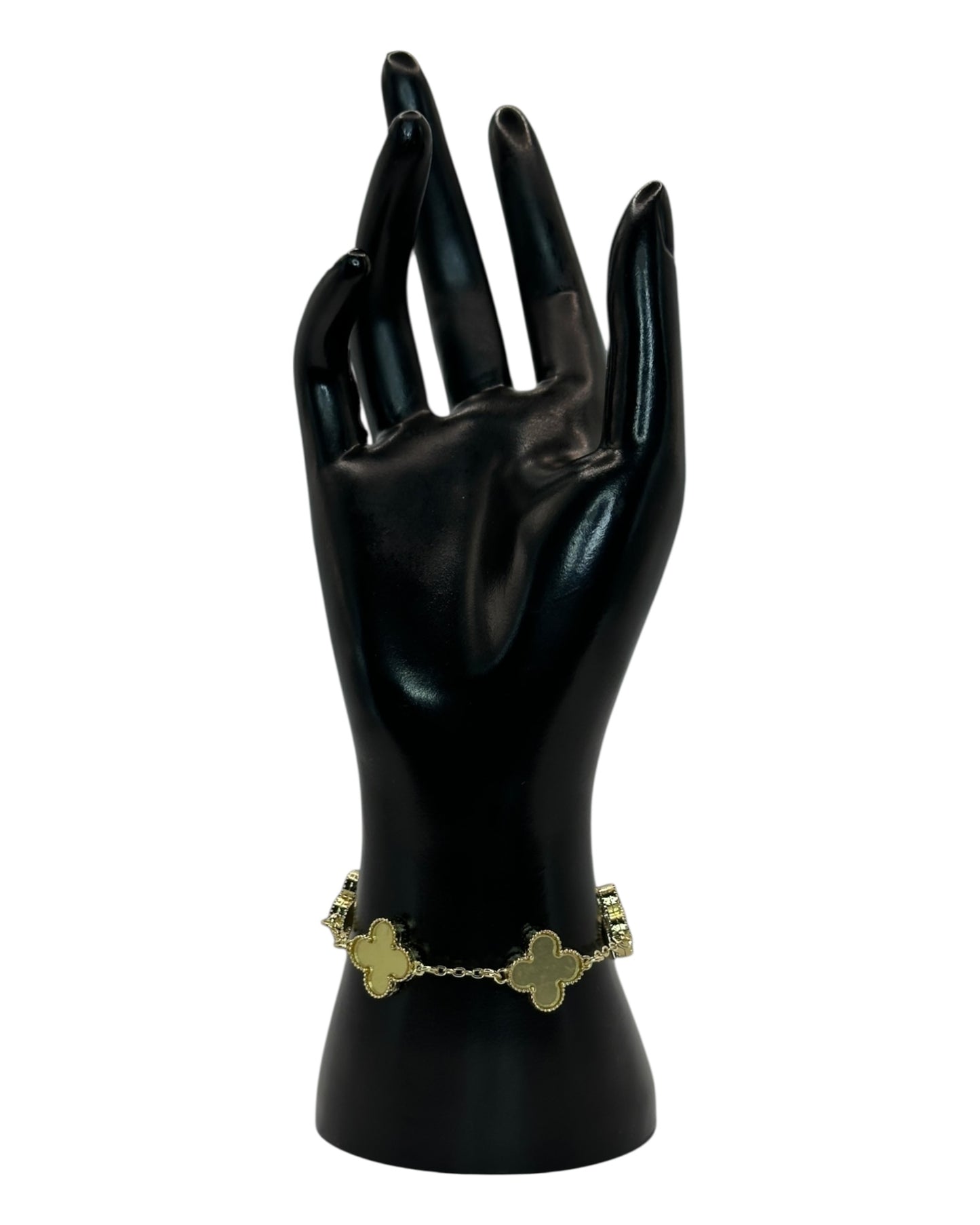 Van Cleef & Arpels Alhambra Armband mit Kleeblättern Gelb