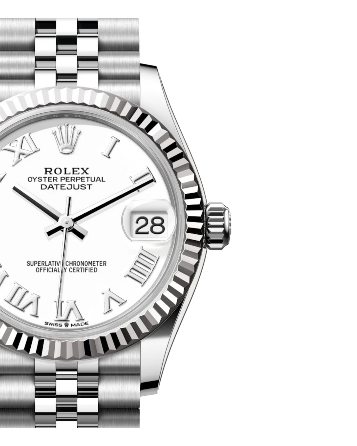 Rolex Datejust 31mm White Dial U1 FACTORY - AUTOMATIK - Jubilee