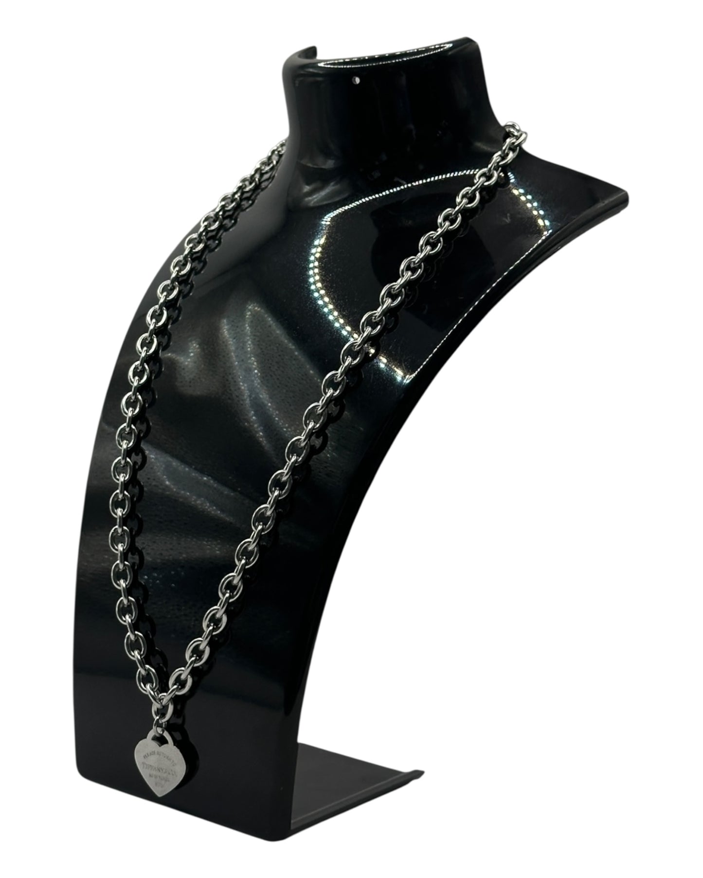 Tiffany & Co. Statement-Halskette mit Herz-Anhänger aus 925 Sterling-Silber