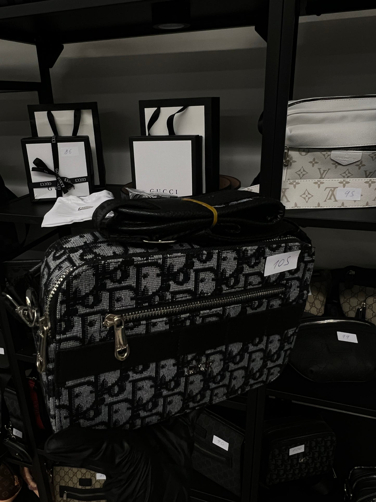 DIOR SAFARI BAG HELL - HIGH END QUALITY - PU LEDER
