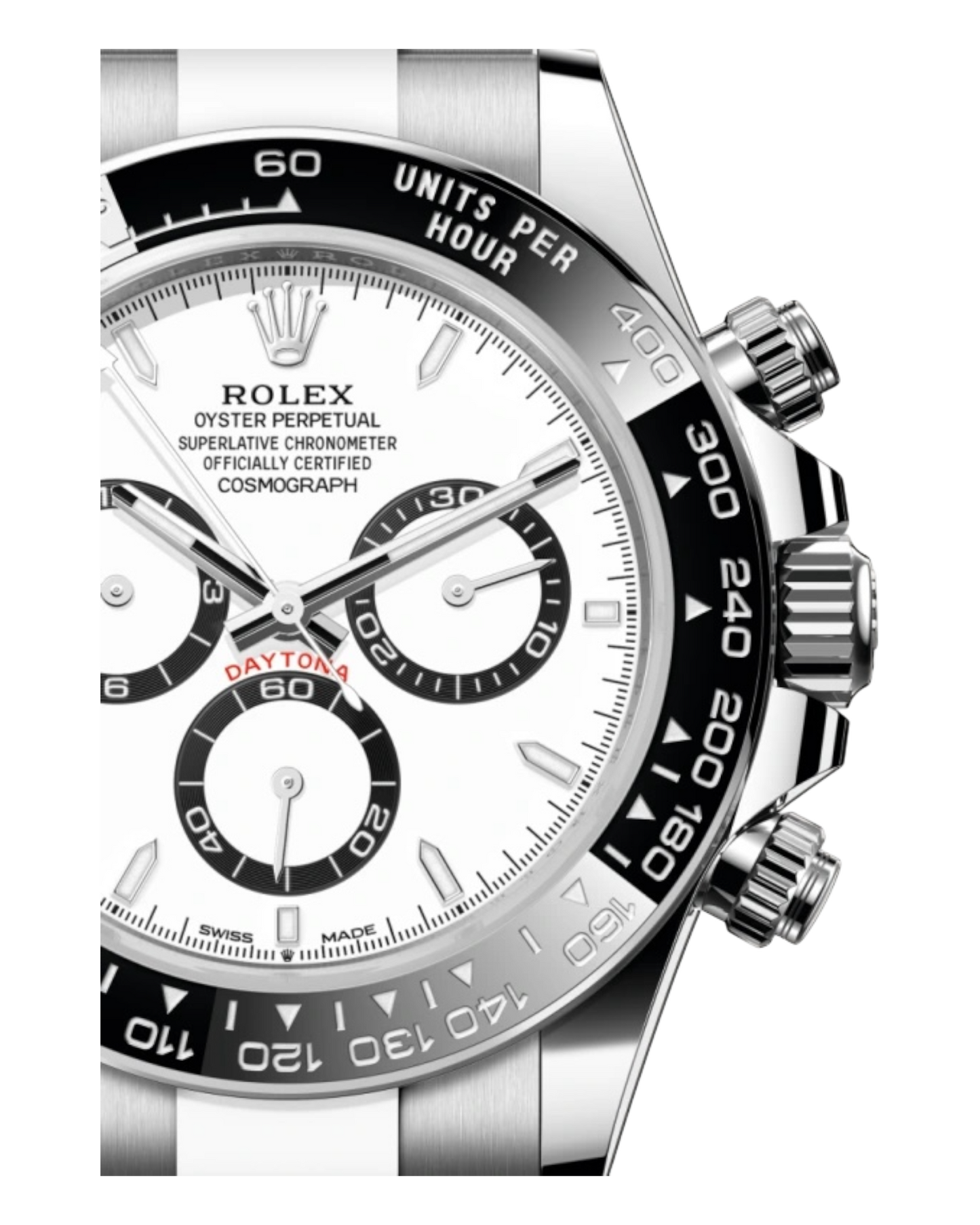 Rolex Cosmograph Daytona 40mm – Oystersteel with White Dial U1 Factory Automatik
