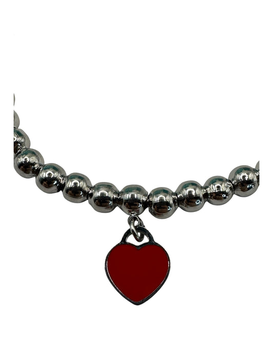 Tiffany & Co. Perlen-Armband Rot