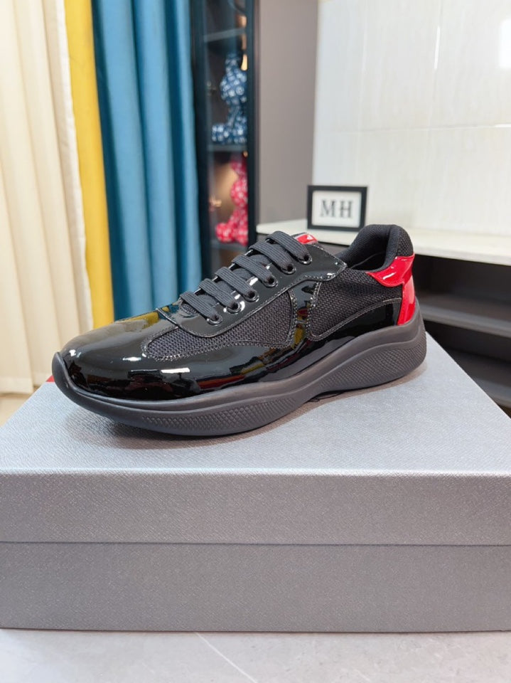 Prada America’s Cup Sneaker Black Red - HIGH QUALITY 1:1