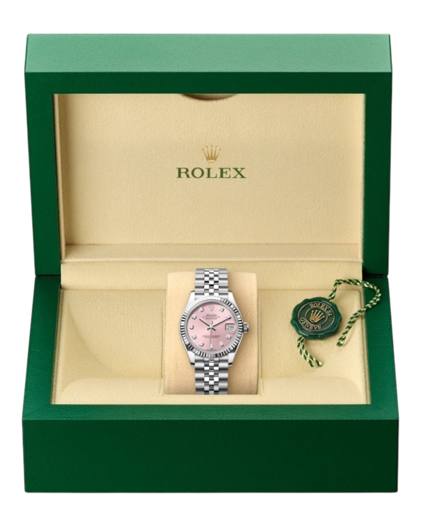 Rolex Datejust 31mm Rosé with Diamonds Dial - U1 FACTORY - AUTOMATIK - Jubilee