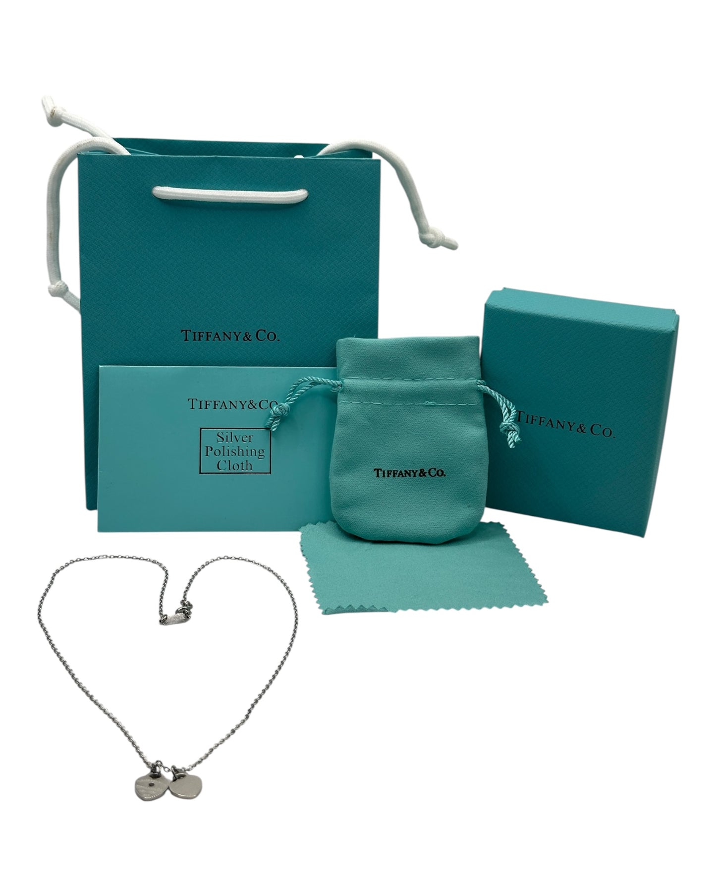 Tiffany & Co. Kette Silber 925 mit Herzanhänger und Diamant