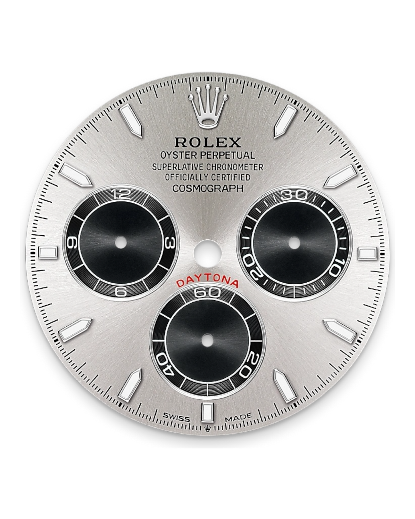 Rolex Cosmograph Daytona 40mm – Oysterflex with Silver Panda Dial - U1 Factory - Automatik