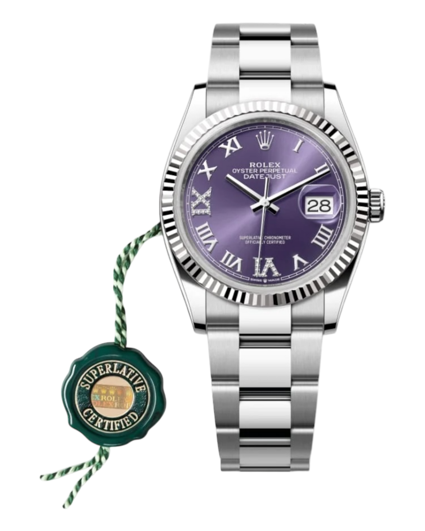 Rolex Datejust Purple Dial 36mm - Oyster - U1 FACTORY - AUTOMATIK