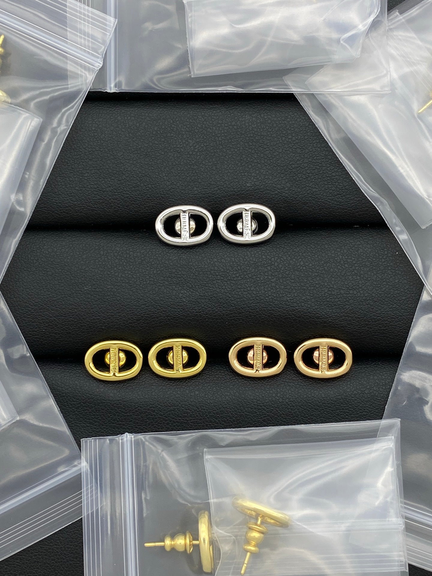 HERMÈS CHAINE D'ANCRE EARINGS – Full Set - 1:1 HIGH END