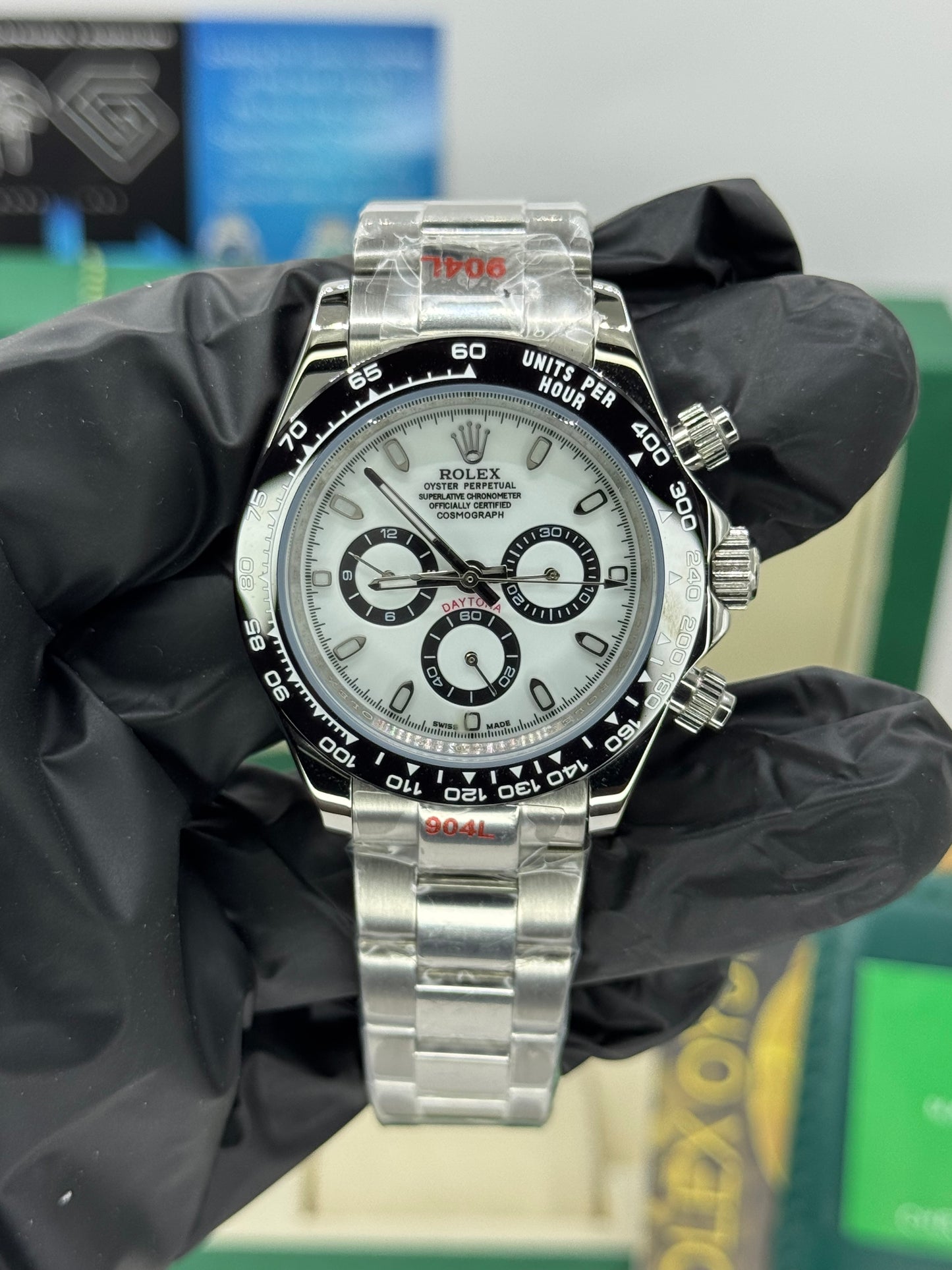 ROLEX DAYTONA - PANDA - COSMOGRAPH - OYSTER - 40MM U1 FACTORY - AUTOMATIK