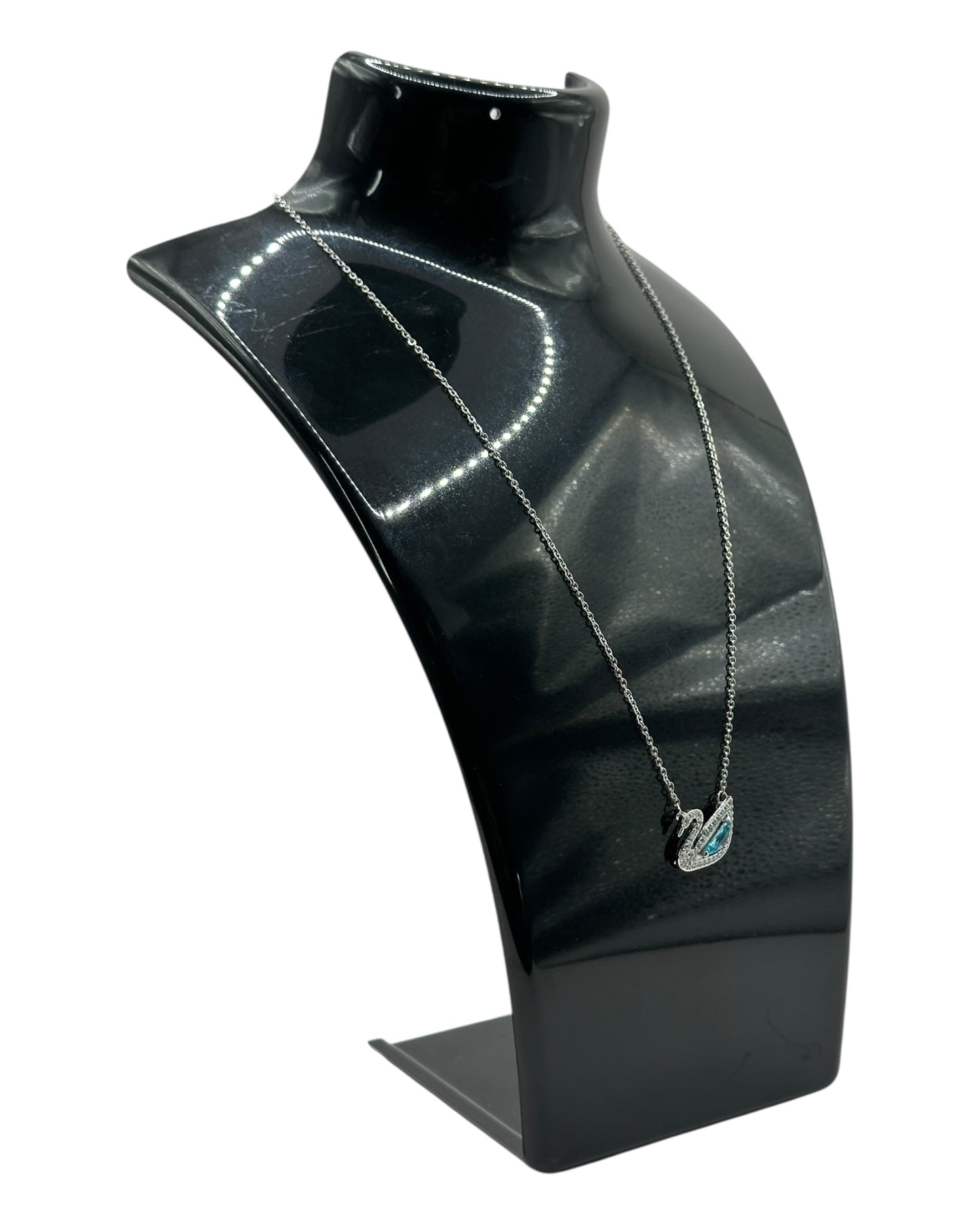 Swarovski Iconic Swan Halskette Hellblau