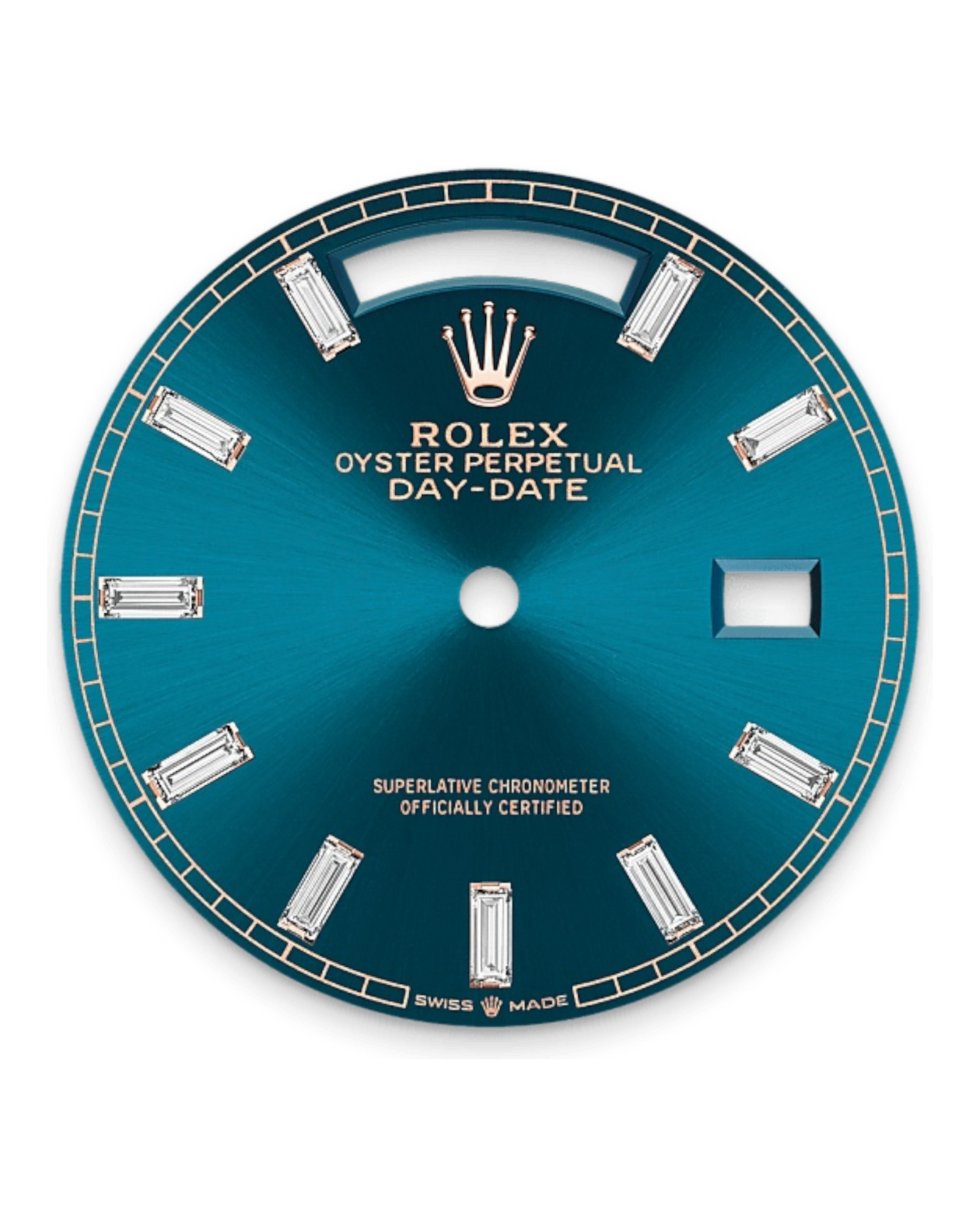 Rolex Day-Date Blue-Green Ombré Dial, 36mm Everose Gold President - U1 FACTORY - AUTOMATIK