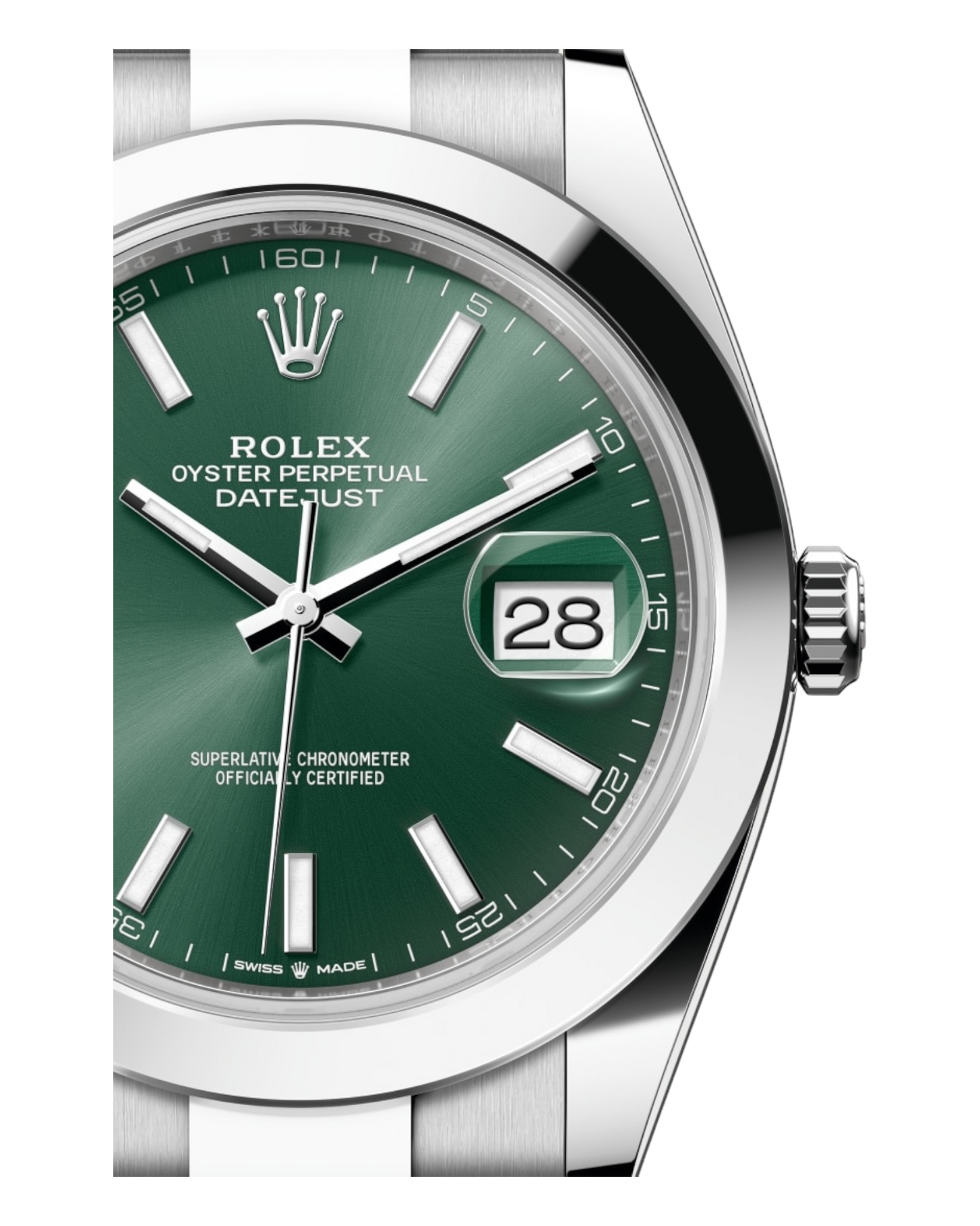Rolex Datejust 41mm Green Dial Oyster - U1 FACTORY - AUTOMATIK