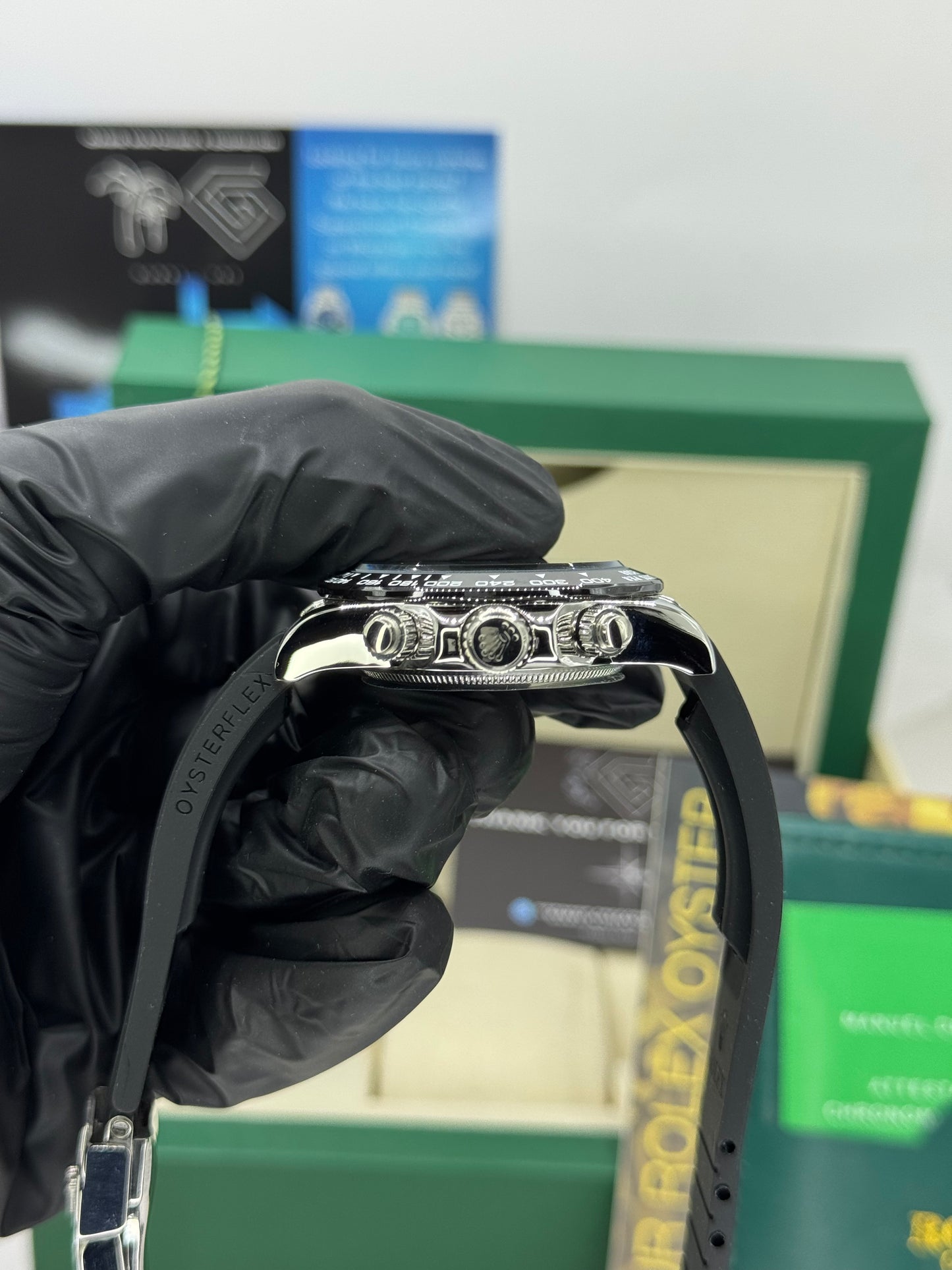 ROLEX DAYTONA COSMOGRAPH black - OYSTERFLEX - 40MM U1 FACTORY - AUTOMATIK