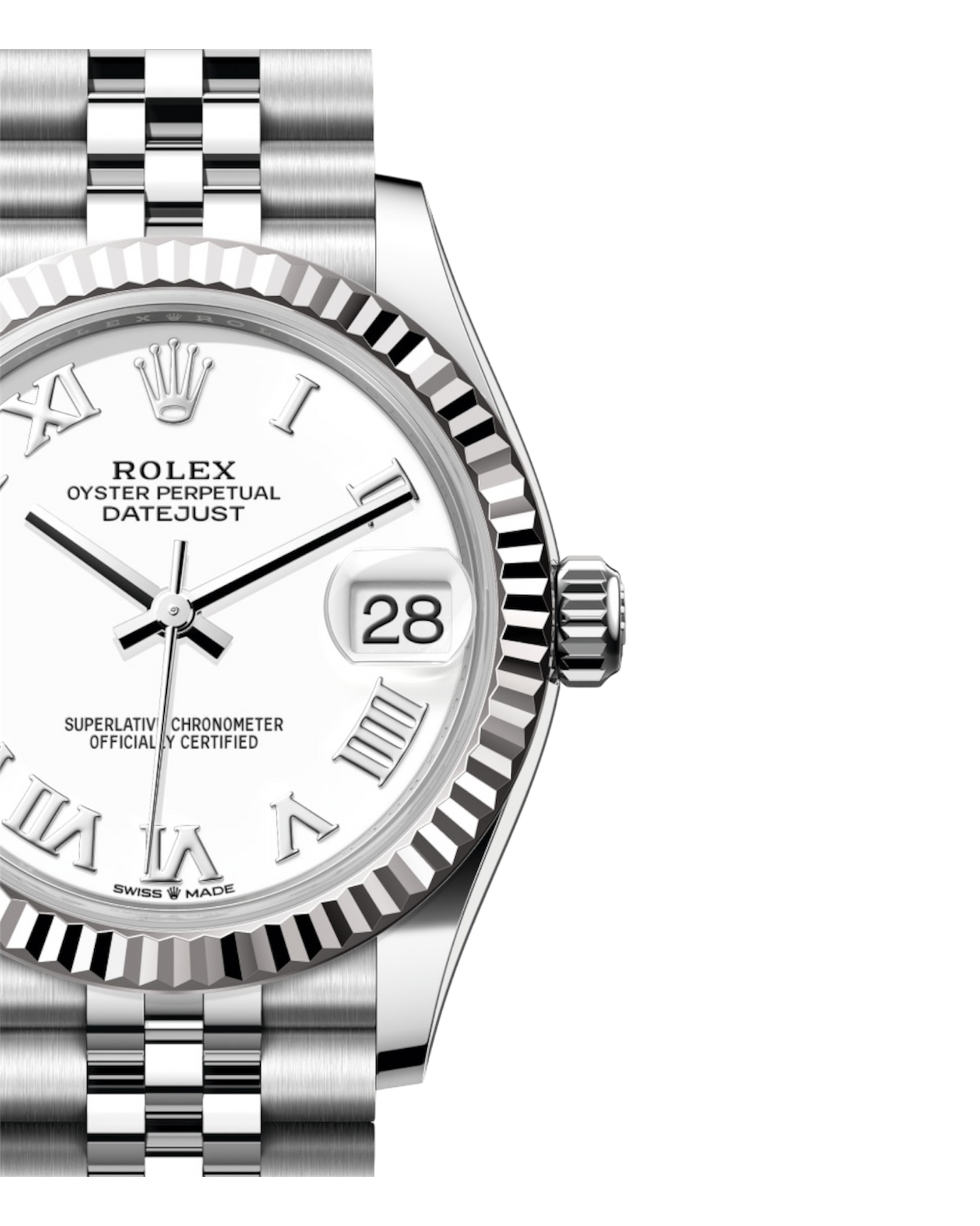 Rolex Datejust 31mm White Dial U1 FACTORY - AUTOMATIK - Jubilee