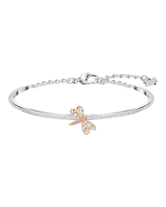 Swarovski Sparkling Dragonfly Armband, Roségold-Finish