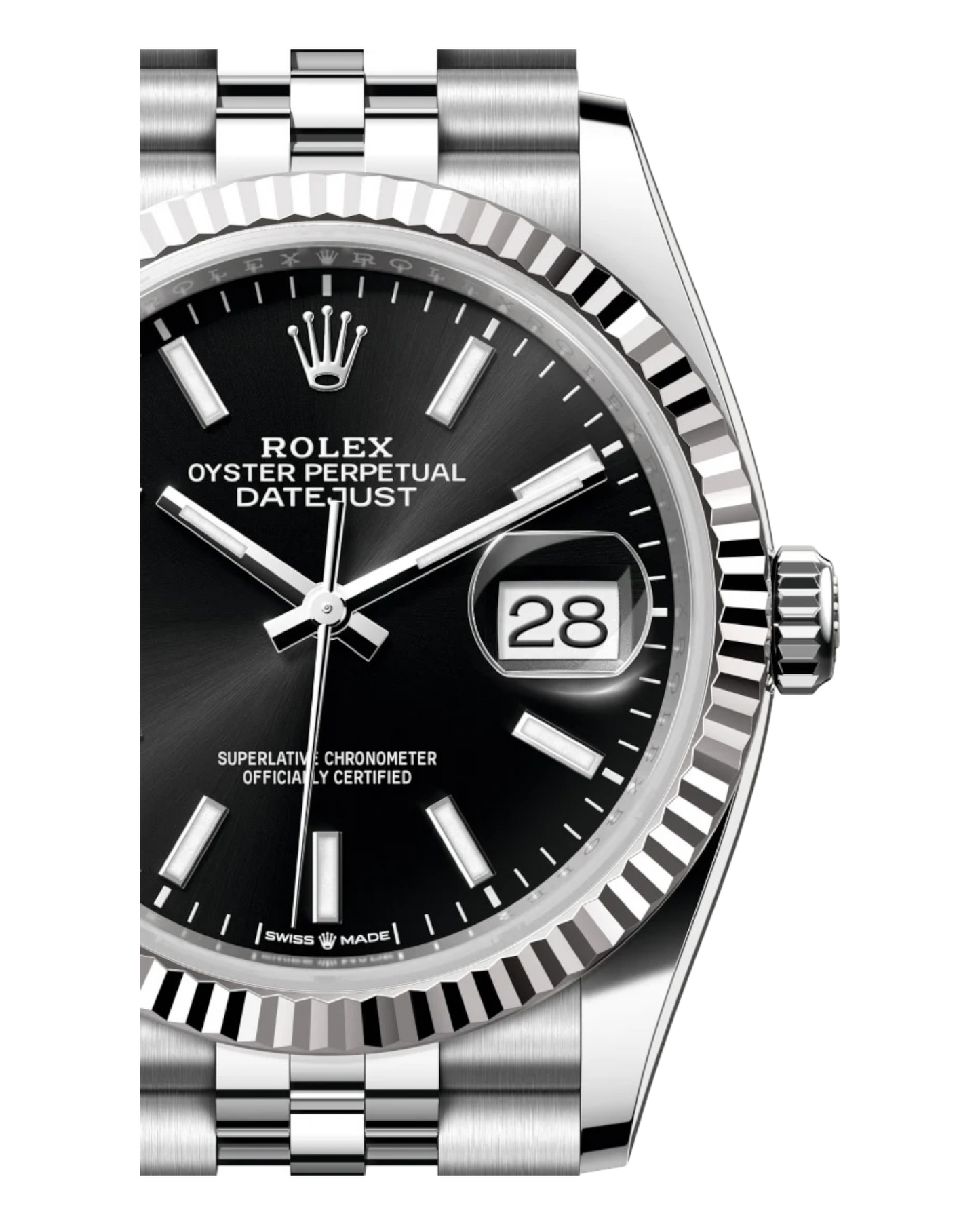 Rolex Datejust Black 36mm Jubilee - U1 FACTORY - AUTOMATIK