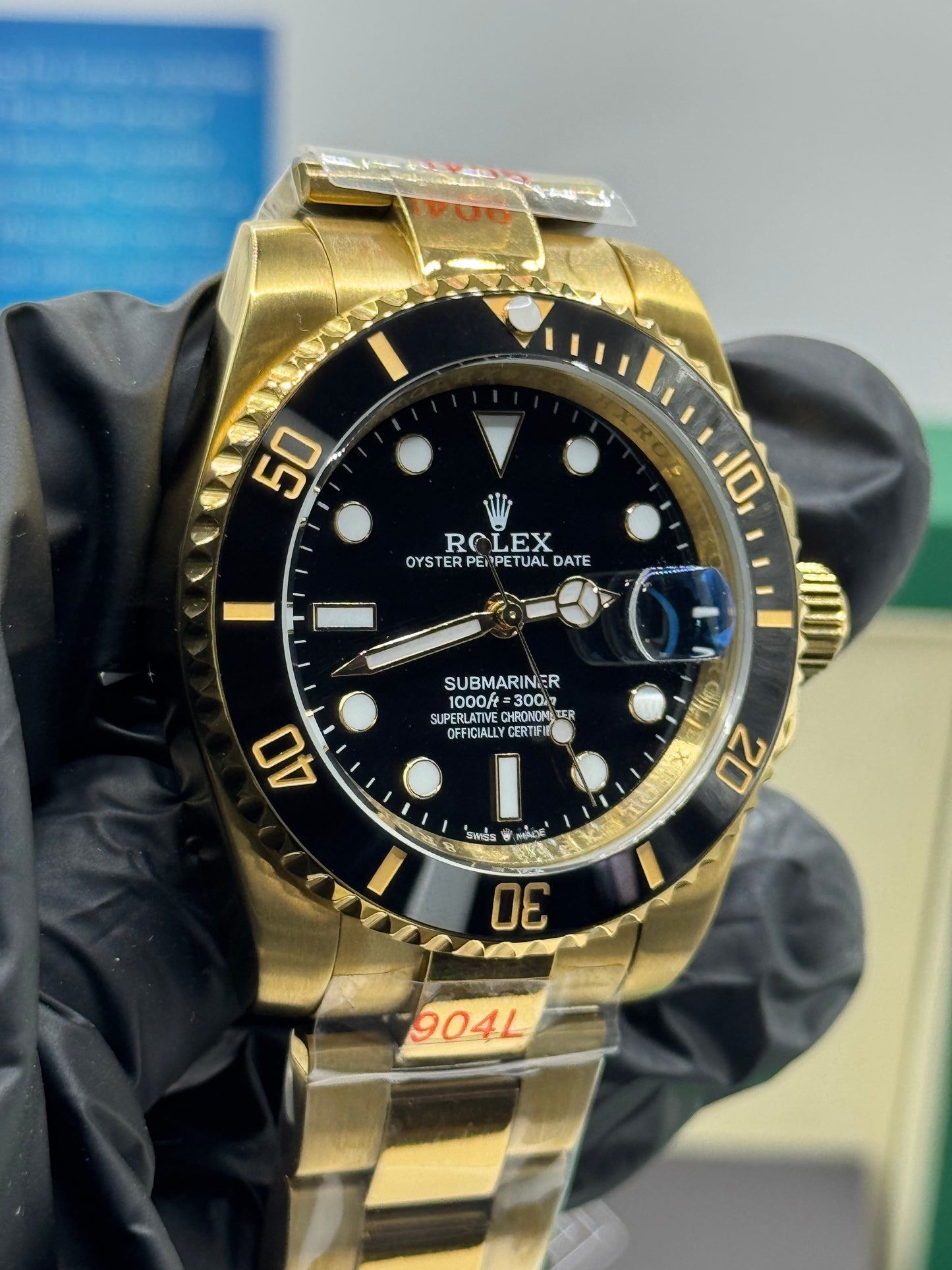 ROLEX SUBMARINER - GOLD - OYSTER - 41MM U1 FACTORY - AUTOMATIK