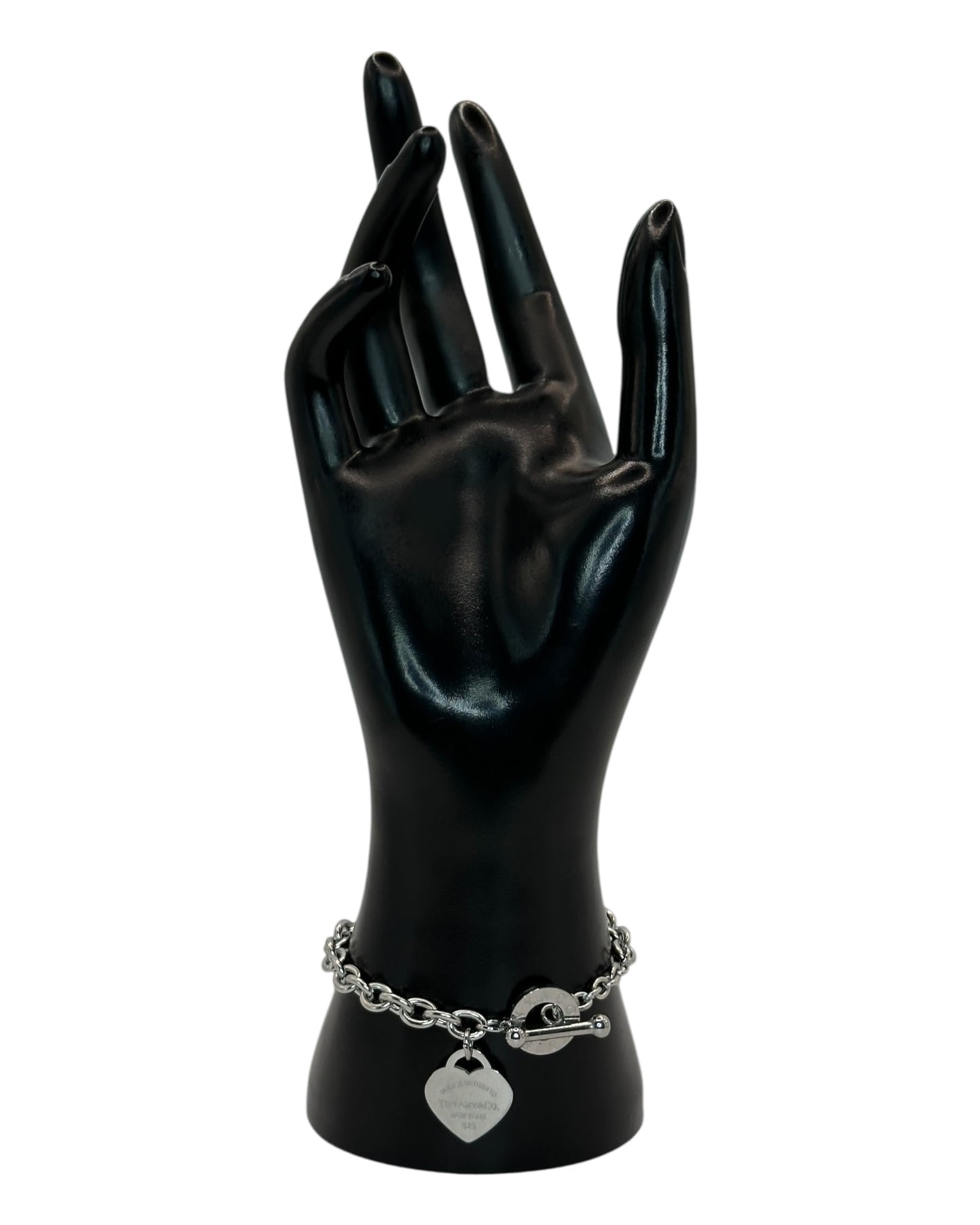 Tiffany & Co. Herz-Armband mit Knebelverschluss aus 925 Sterling-Silber