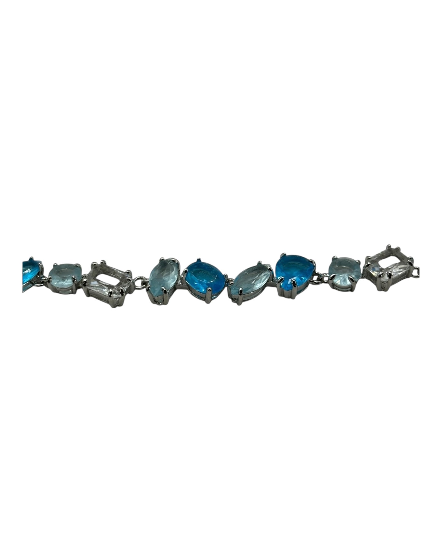 Swarovski Armband in Blau und Aquatönen