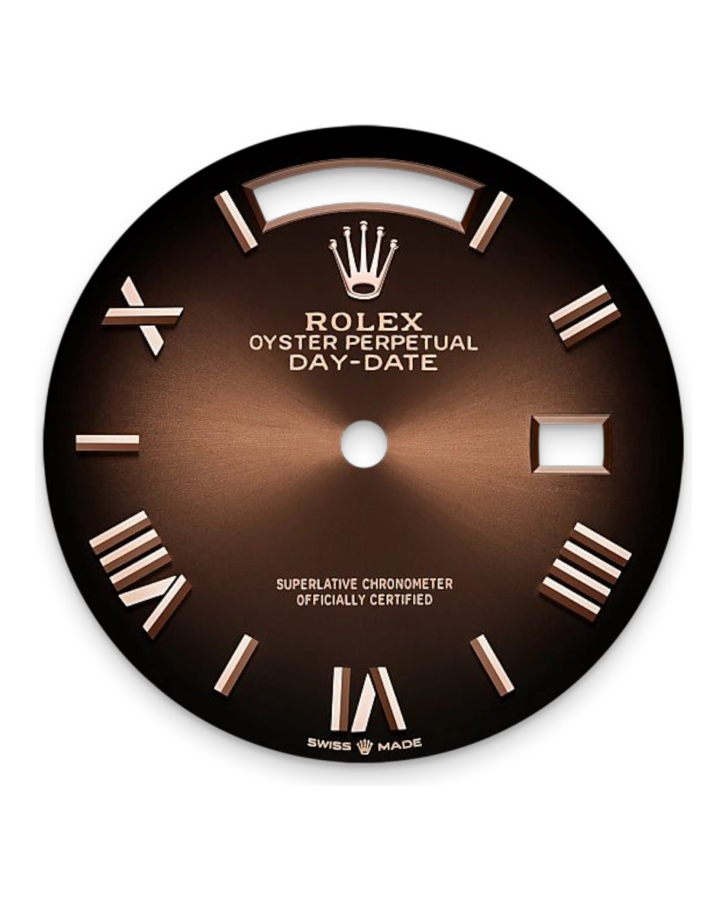Rolex Day-Date Brown Dial with Roman Numerals, 40mm Everose Gold President - U1 FACTORY - AUTOMATIK