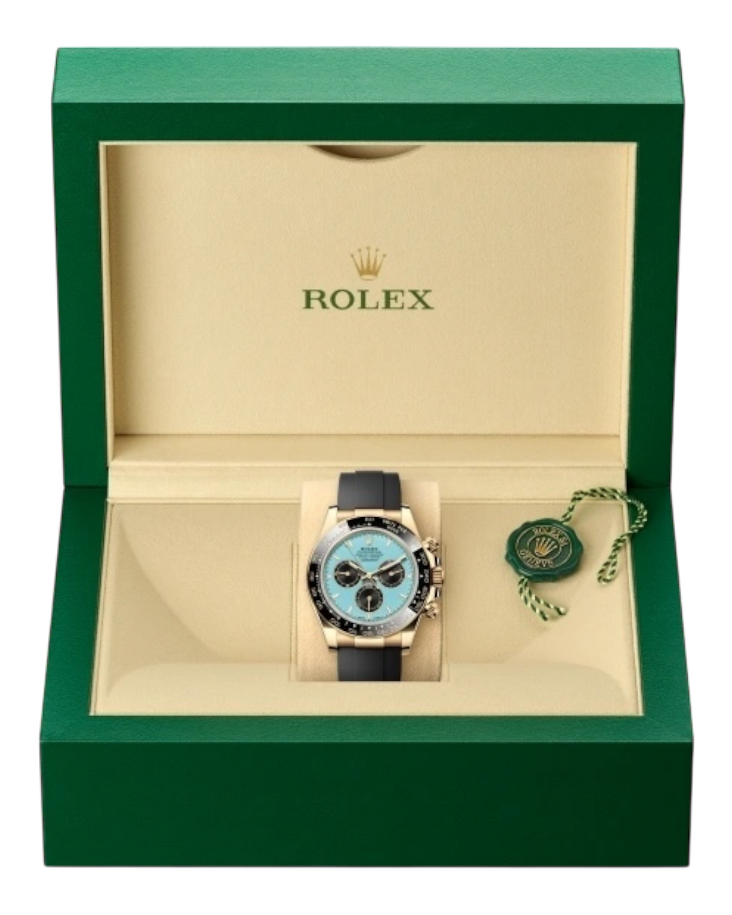 Rolex Cosmograph Daytona 40mm - turquoise dial, rubber bracelet - MYS Factory - Automatik